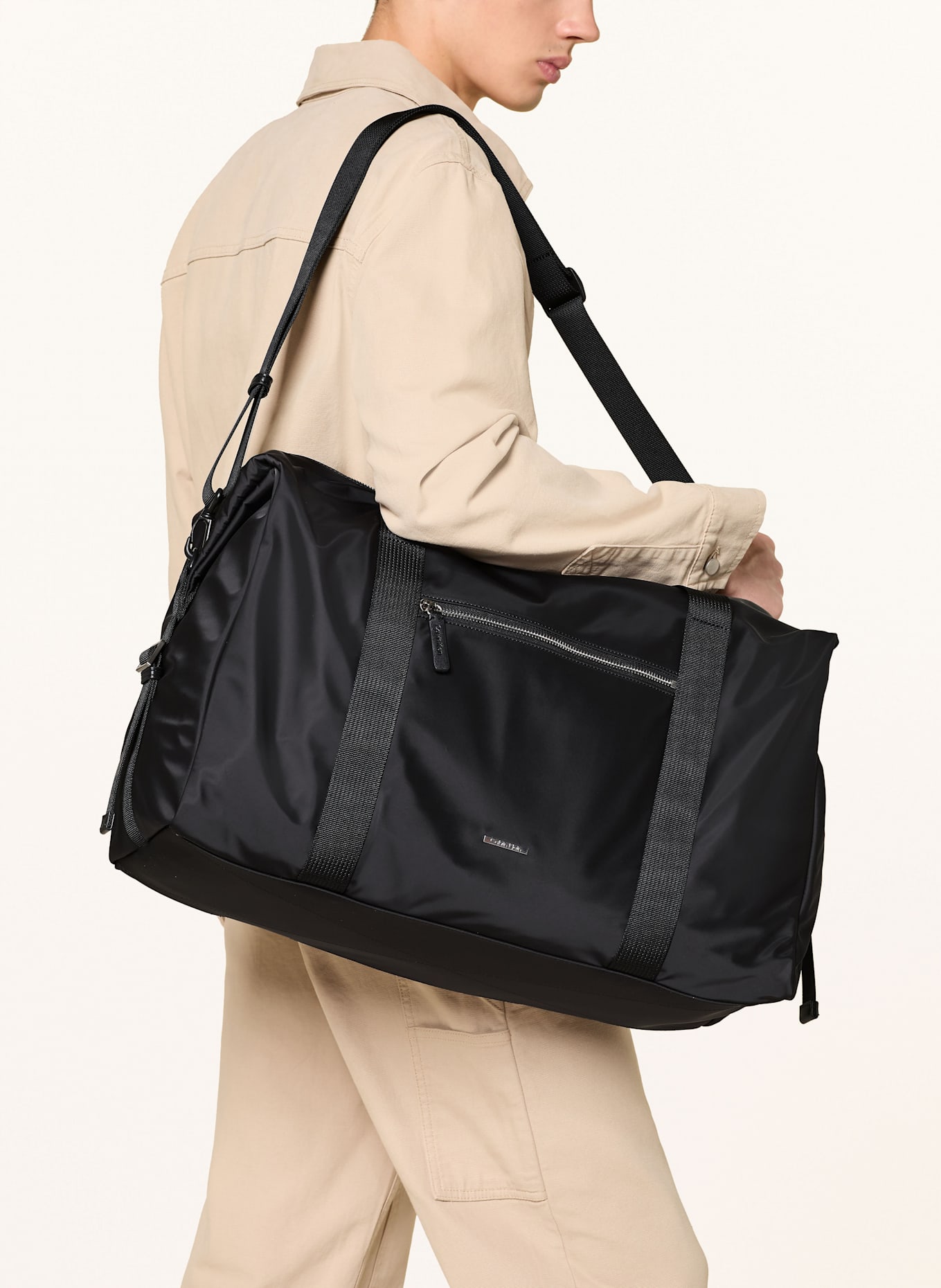Calvin Klein Weekender SLEEK NYLON: SCHWARZ