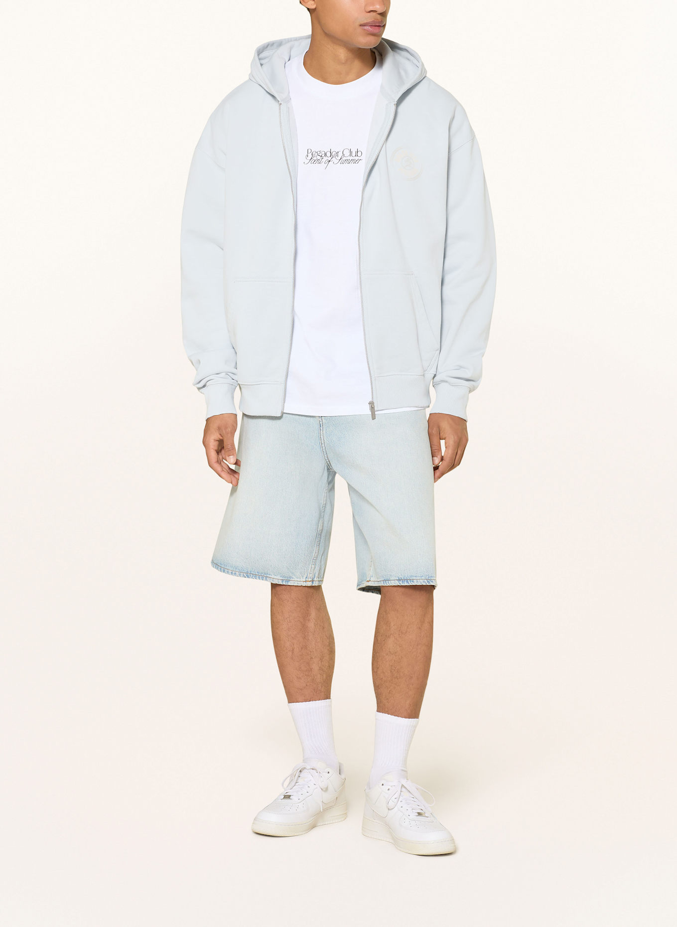 PEGADOR Sweatjacke NUEVO: BLAUGRAU