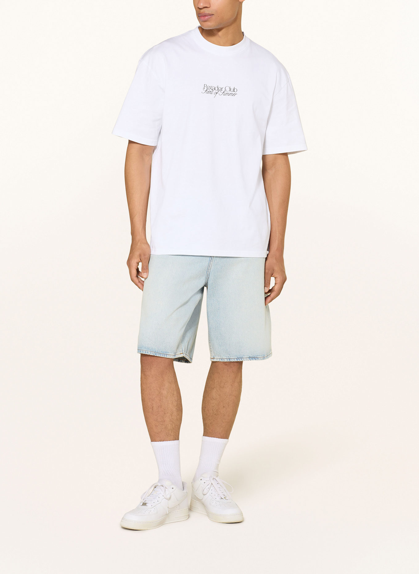 PEGADOR Oversized Shirt RAMON: WEISS