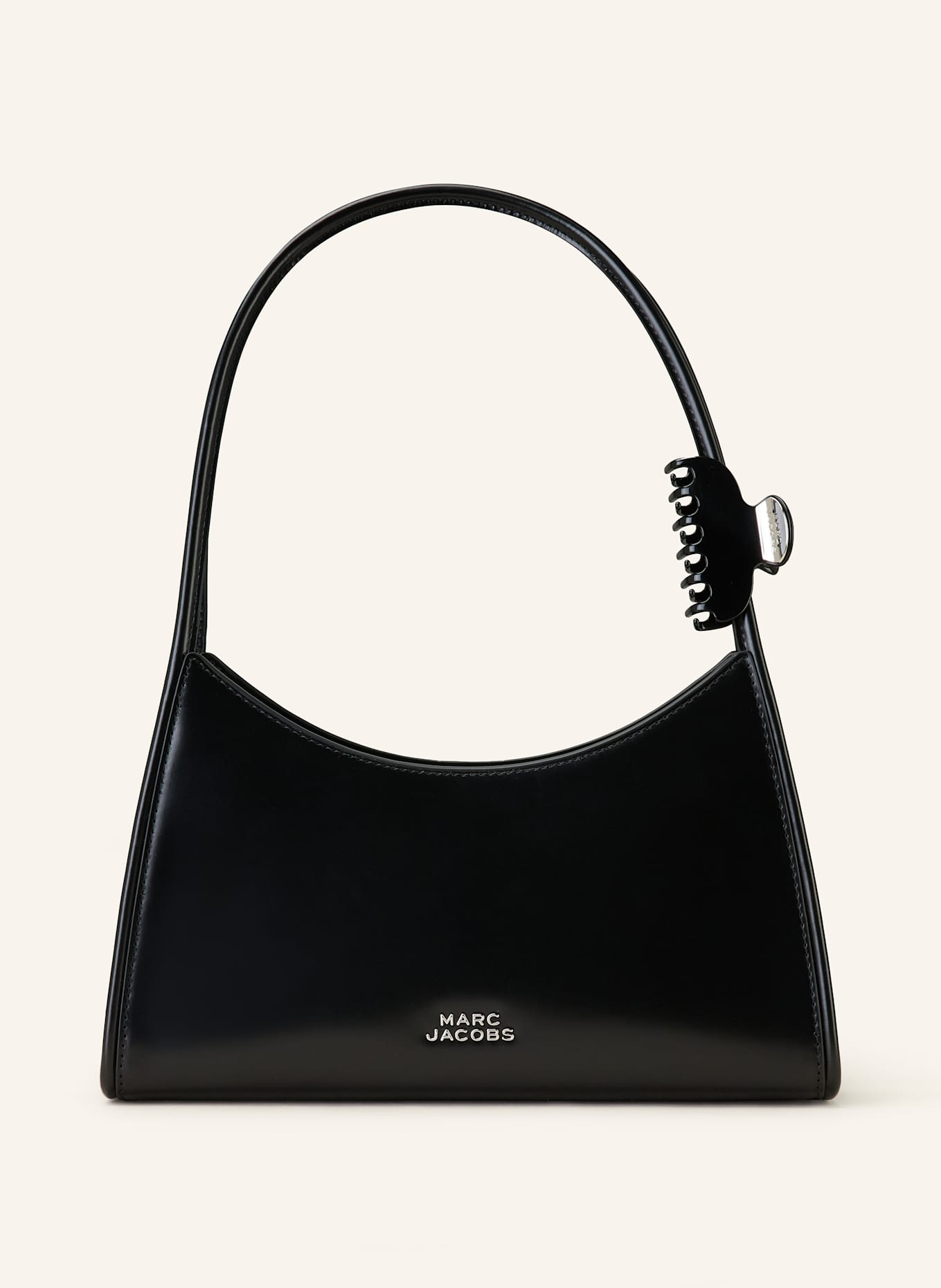 MARC JACOBS Schultertasche THE CLAW CLIP: SCHWARZ