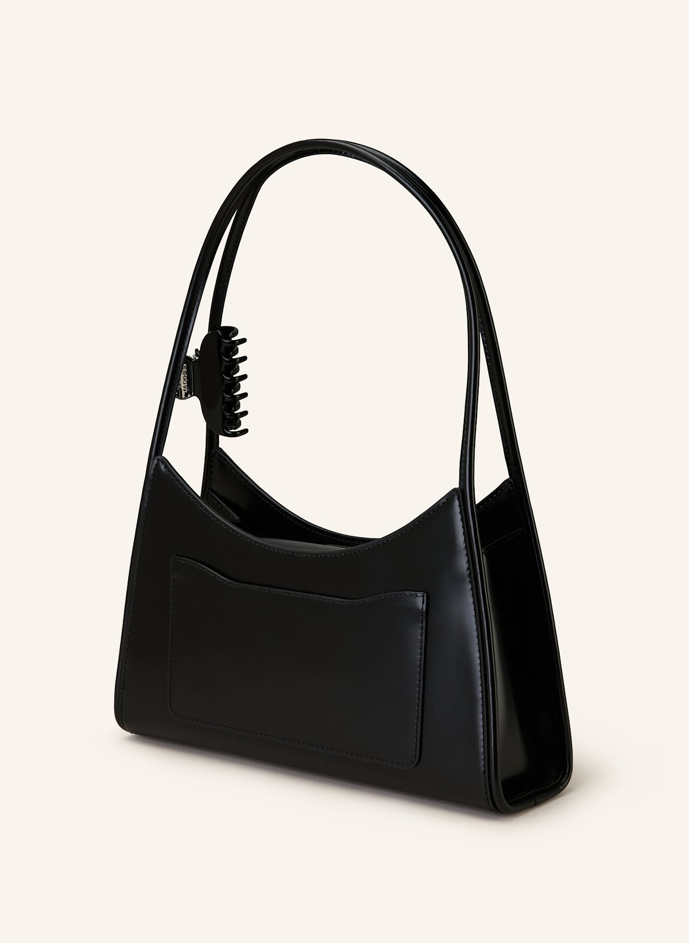 MARC JACOBS Schultertasche THE CLAW CLIP: SCHWARZ