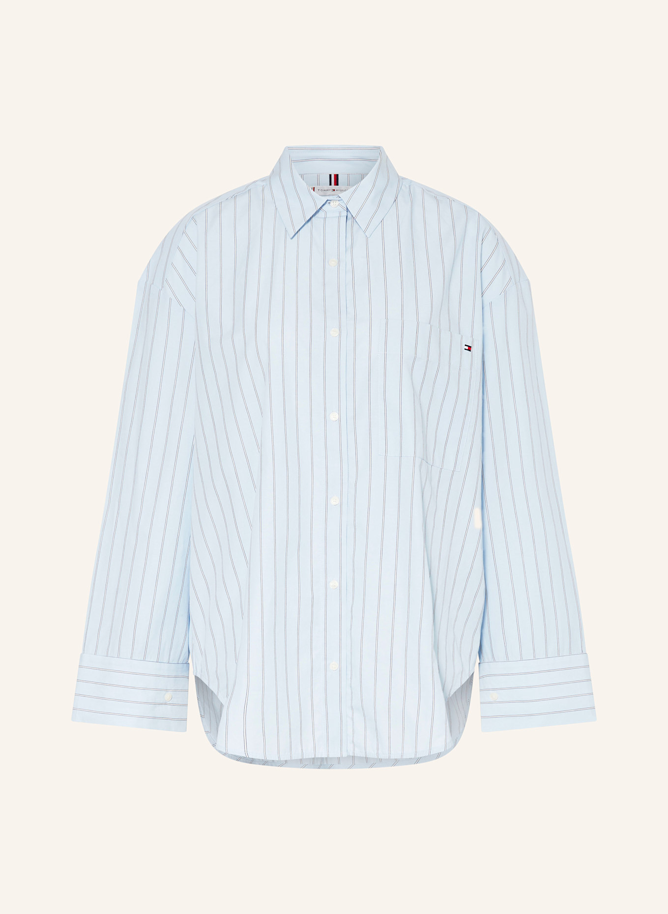 TOMMY HILFIGER Koszula: JASNONIEBIESKI