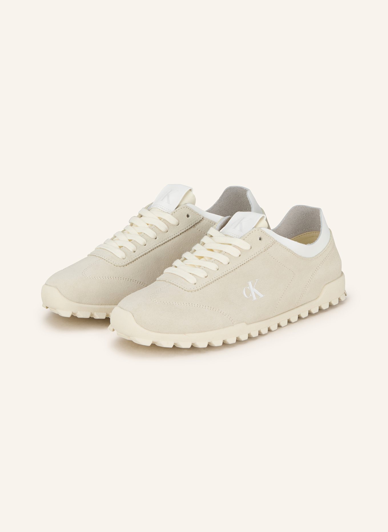 Calvin Klein Sneakersy: KREMOWY/ BIAŁY