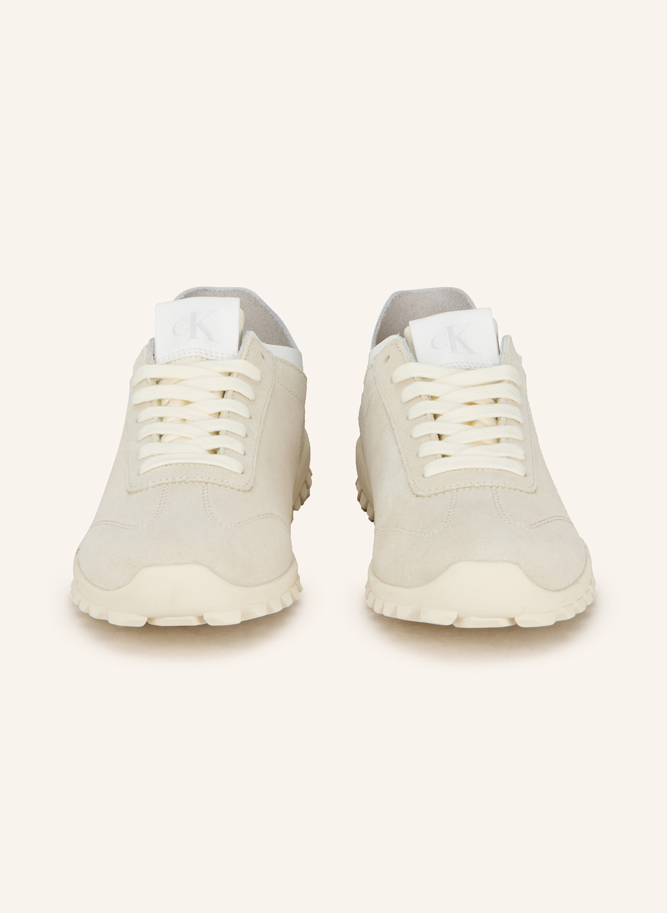 Calvin Klein Sneakersy: KREMOWY/ BIAŁY