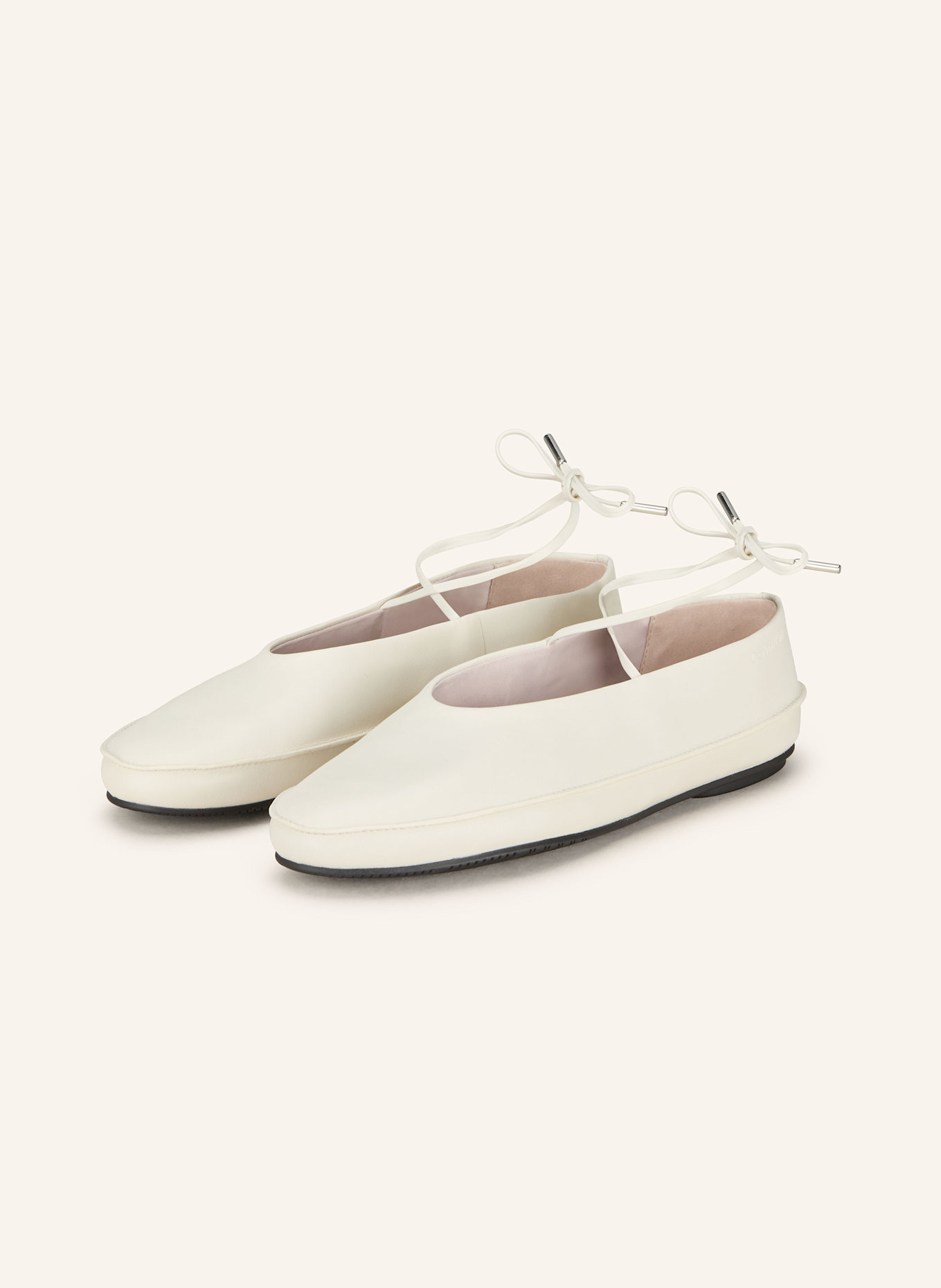 Calvin Klein Baleriny Mary Jane: ECRU