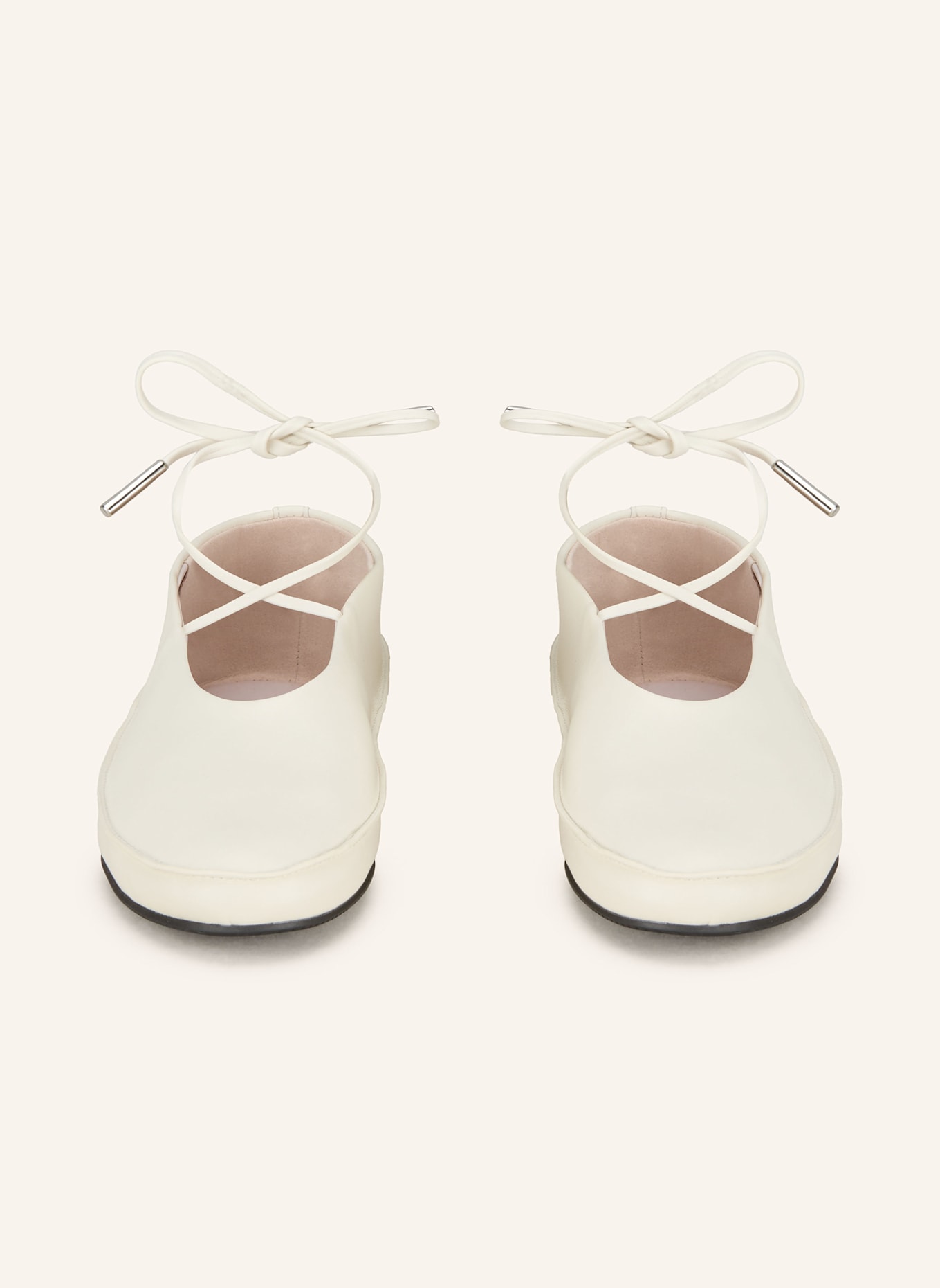 Calvin Klein Baleriny Mary Jane: ECRU