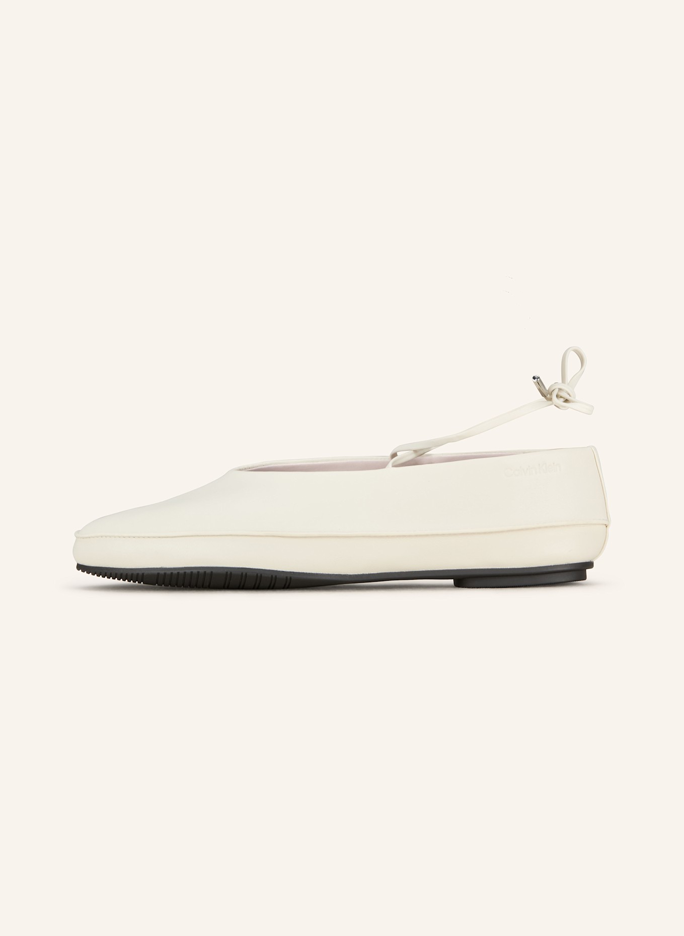 Calvin Klein Baleriny Mary Jane: ECRU