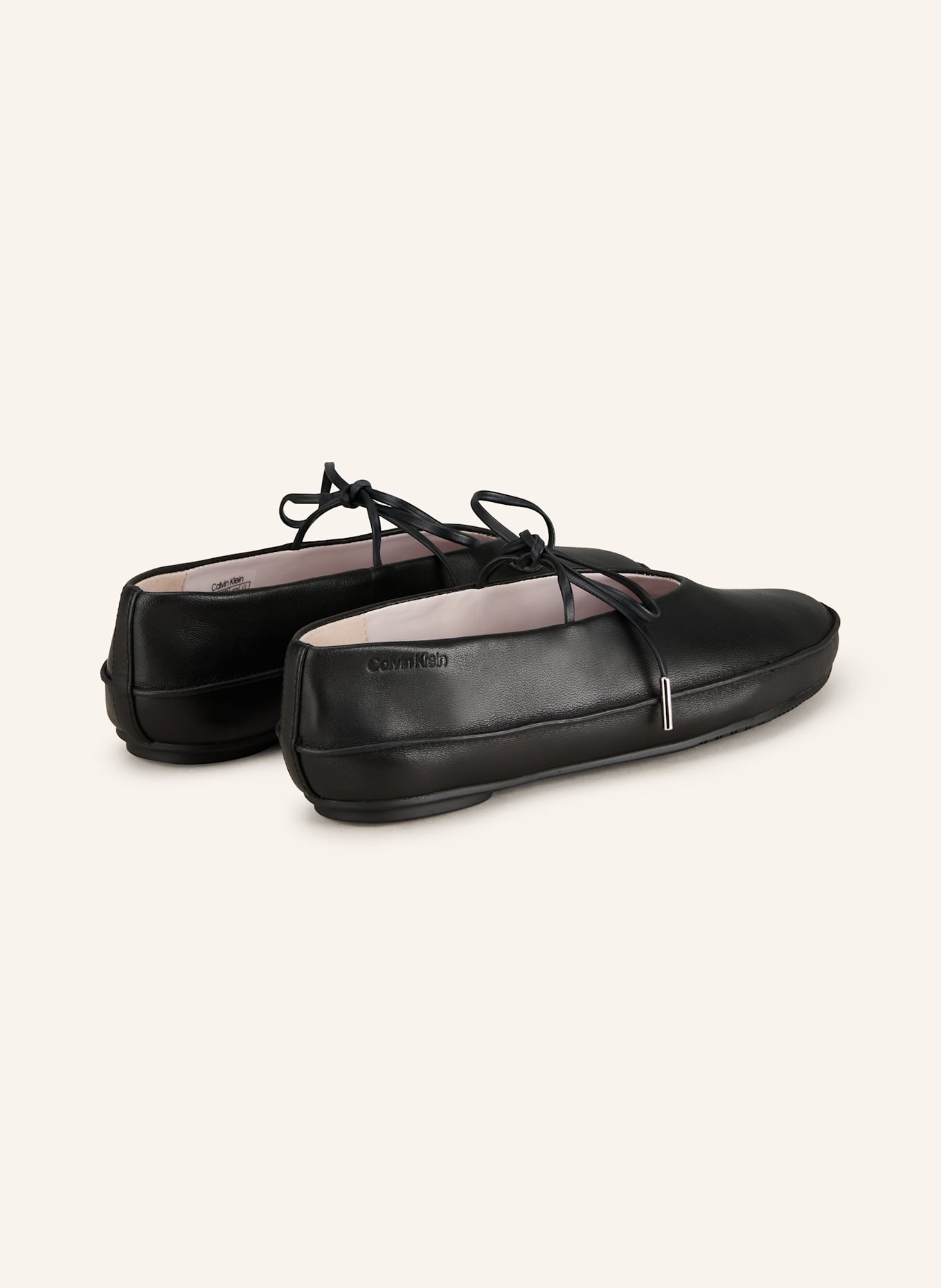 Calvin Klein Baleriny Mary Jane: CZARNY