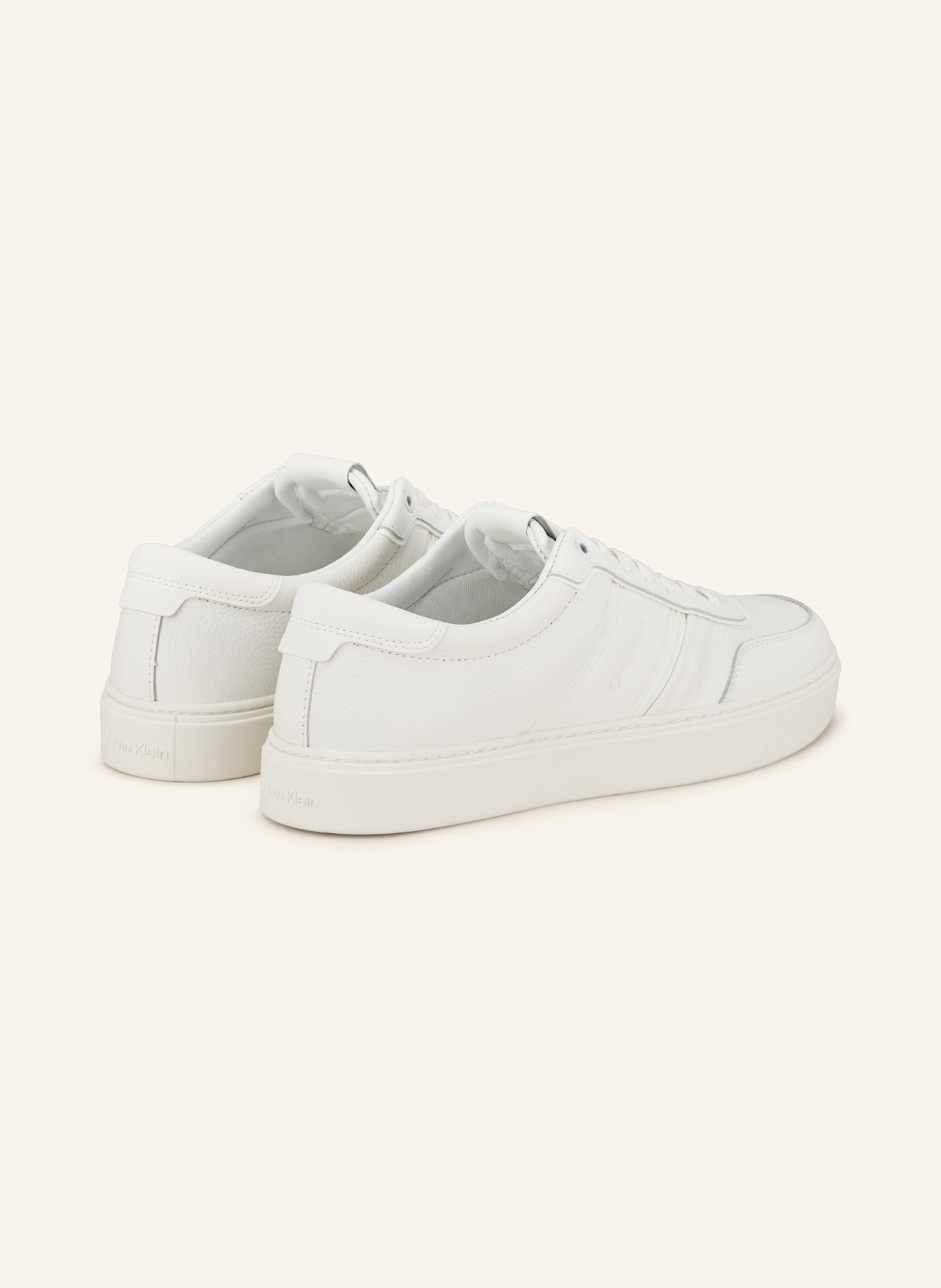 calvin Flag Klein Sneakersy: BIAŁY