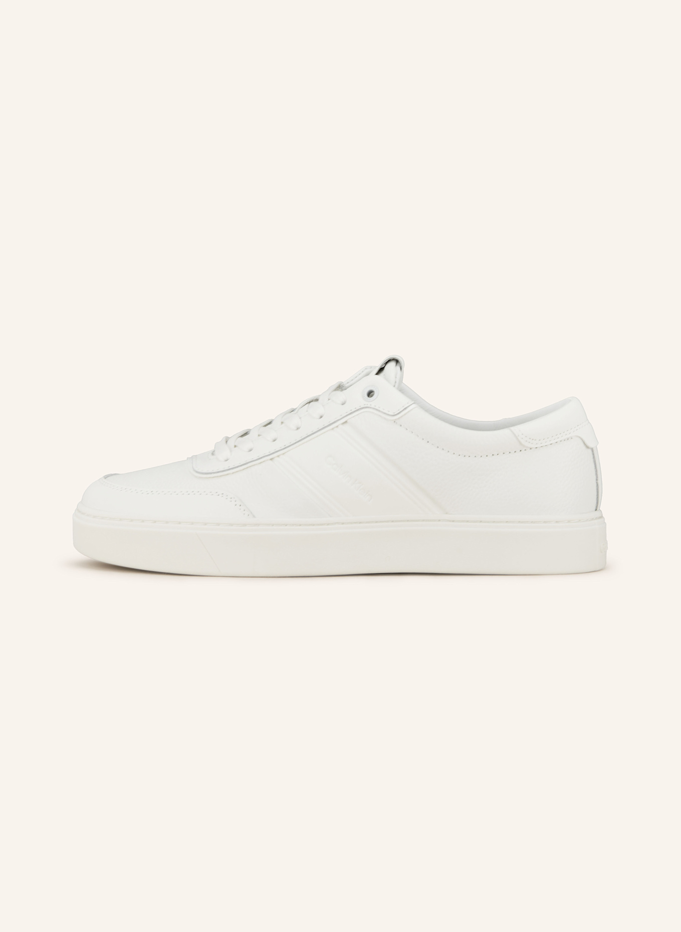 calvin Flag Klein Sneakersy: BIAŁY