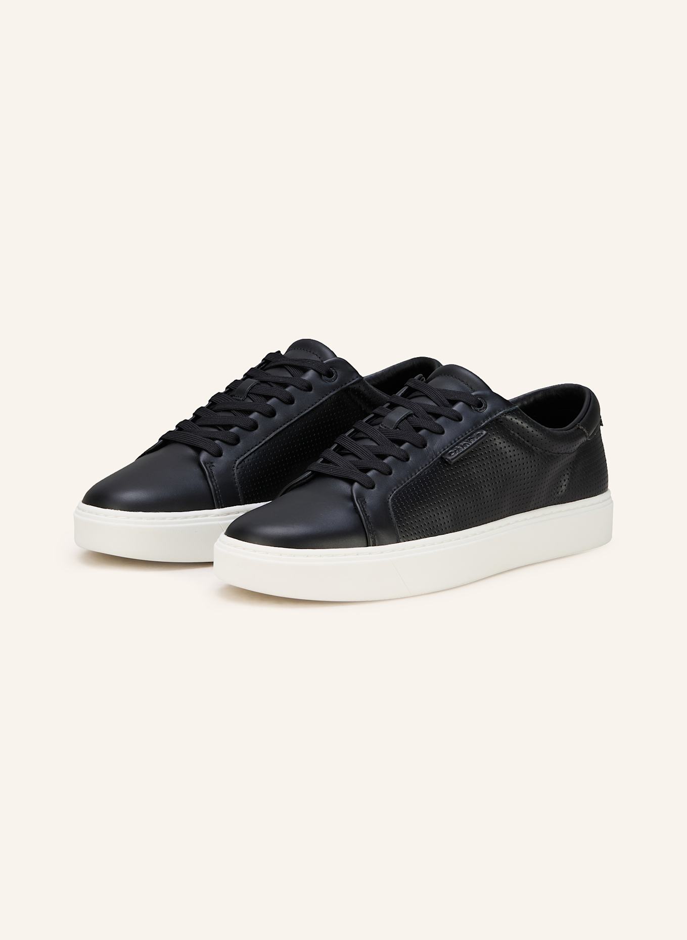 Calvin Klein Sneakersy: CZARNY