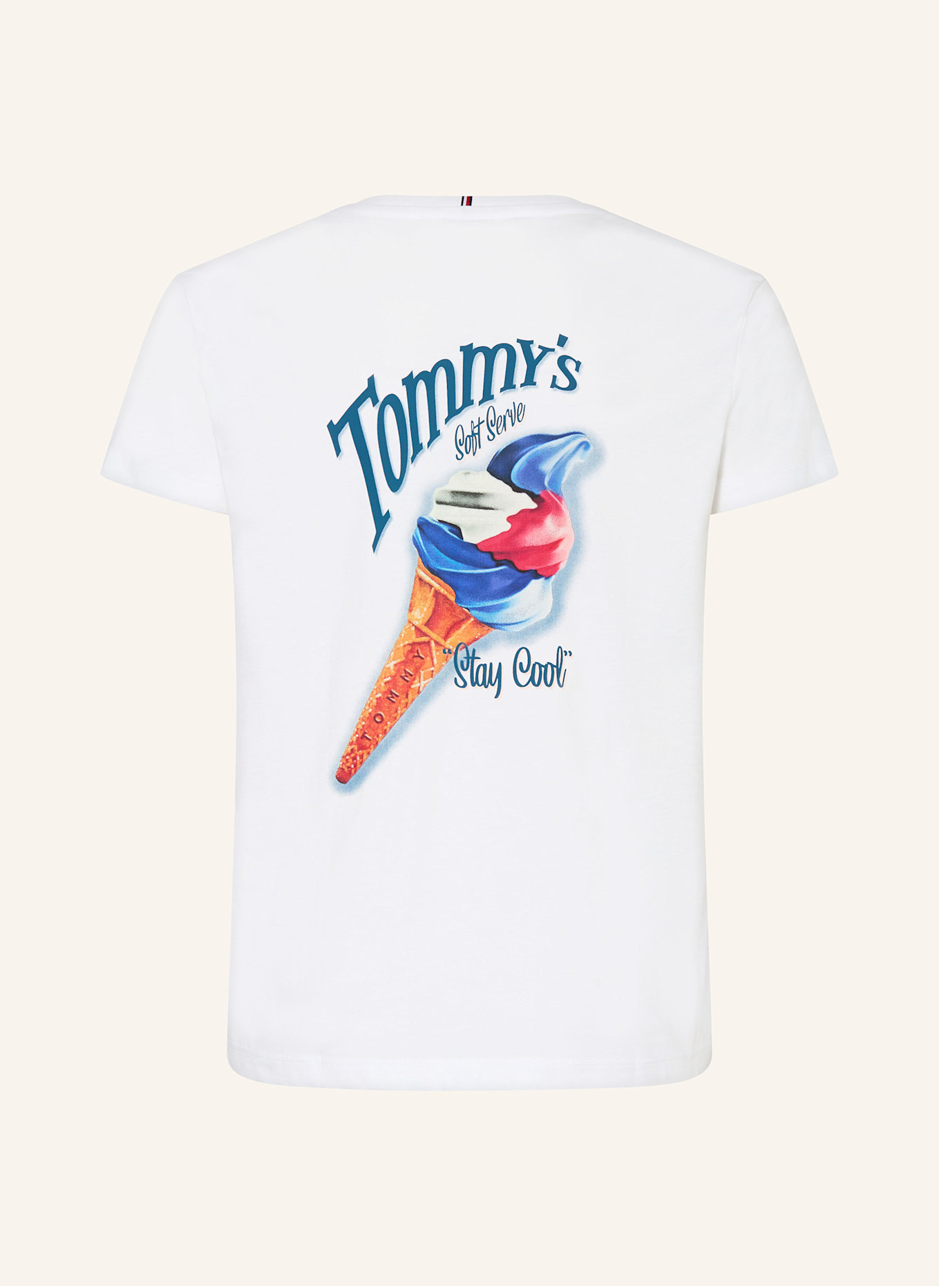 TOMMY HILFIGER T-Shirt: YBR WHITE