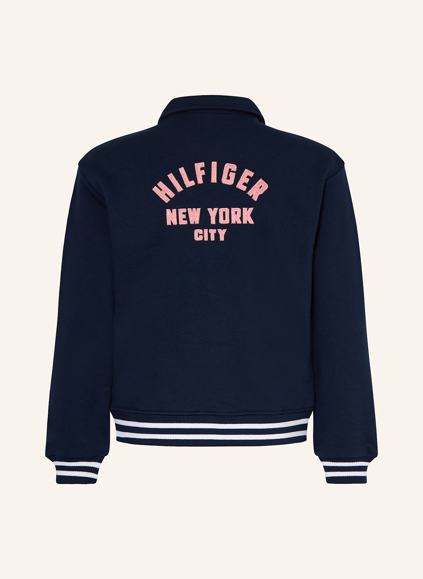 TOMMY HILFIGER Sweat-Blouson: DUNKELBLAU