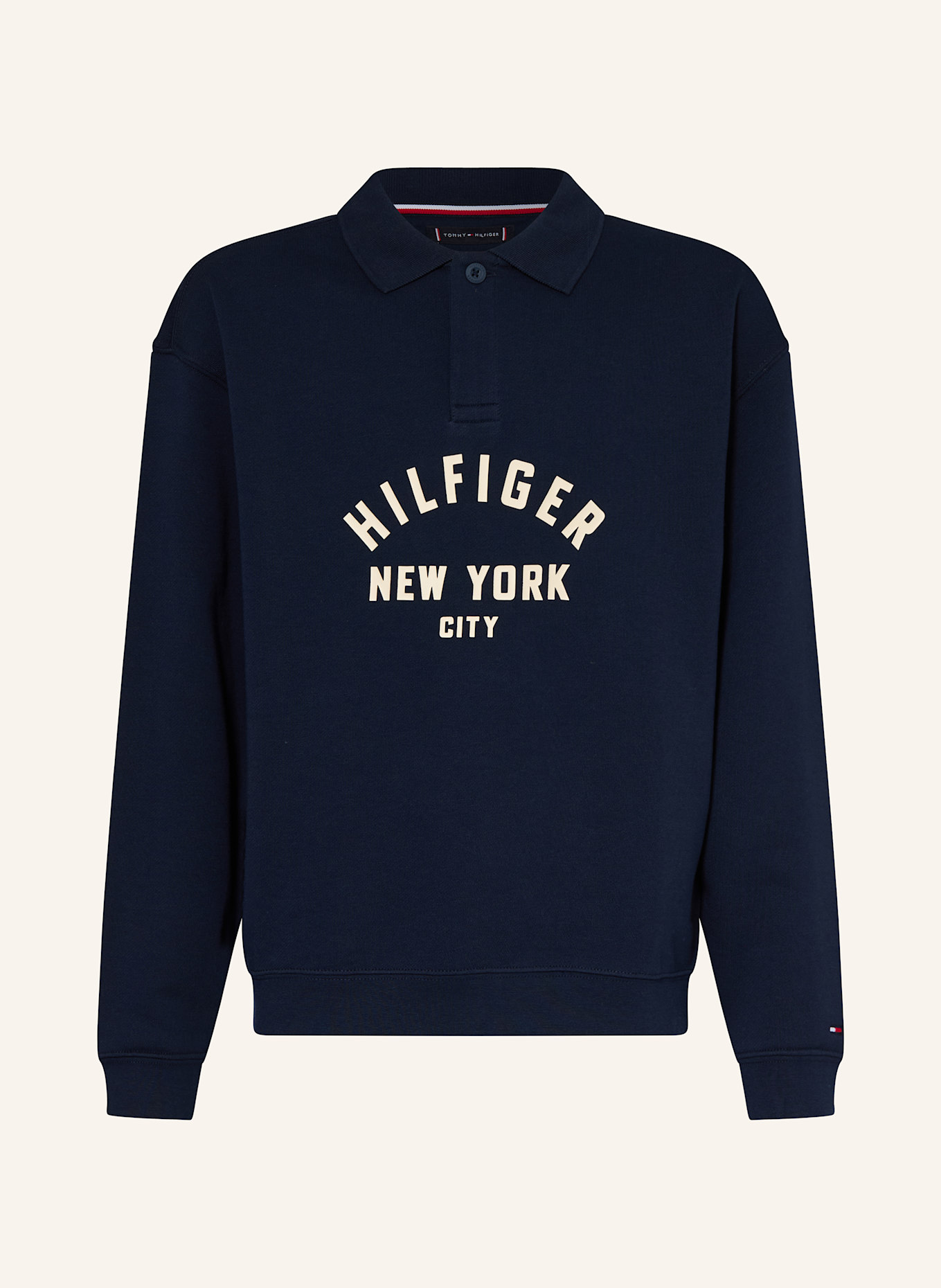 TOMMY HILFIGER Sweatshirt: DUNKELBLAU