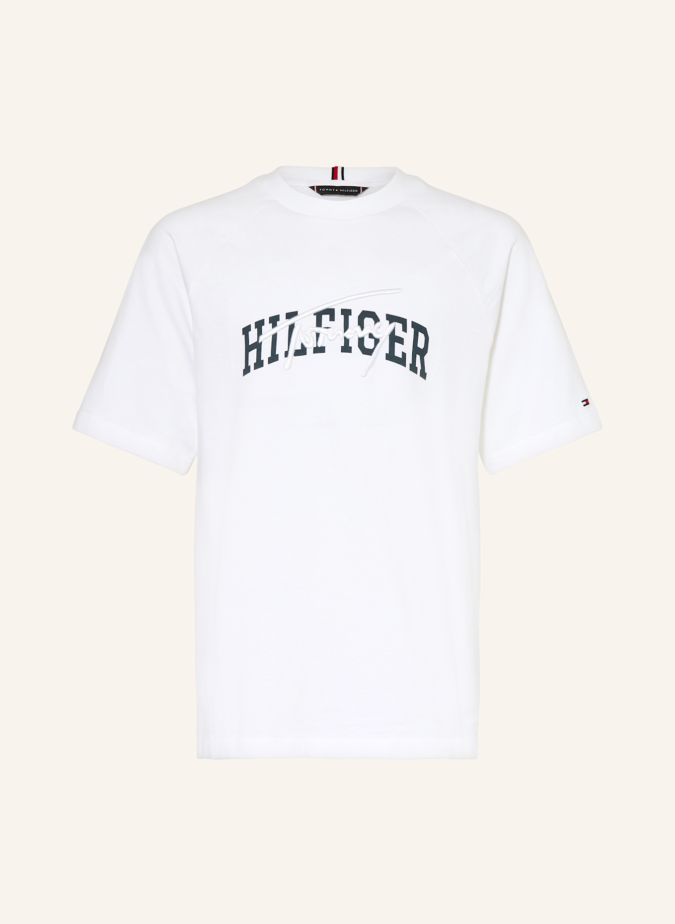 TOMMY HILFIGER T-shirt: BLANC