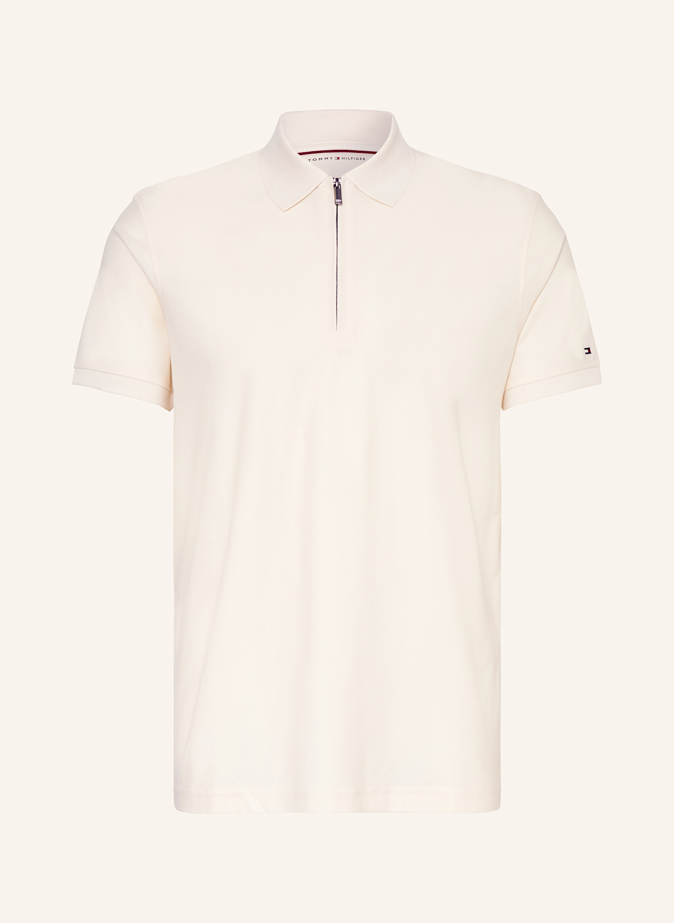 TOMMY HILFIGER Koszulka polo z dżerseju: ECRU
