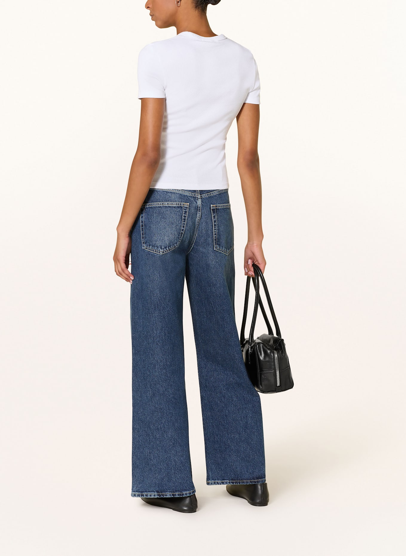 Calvin Klein Jeans Wide leg jeans: VSM TINTED HORSESHOE