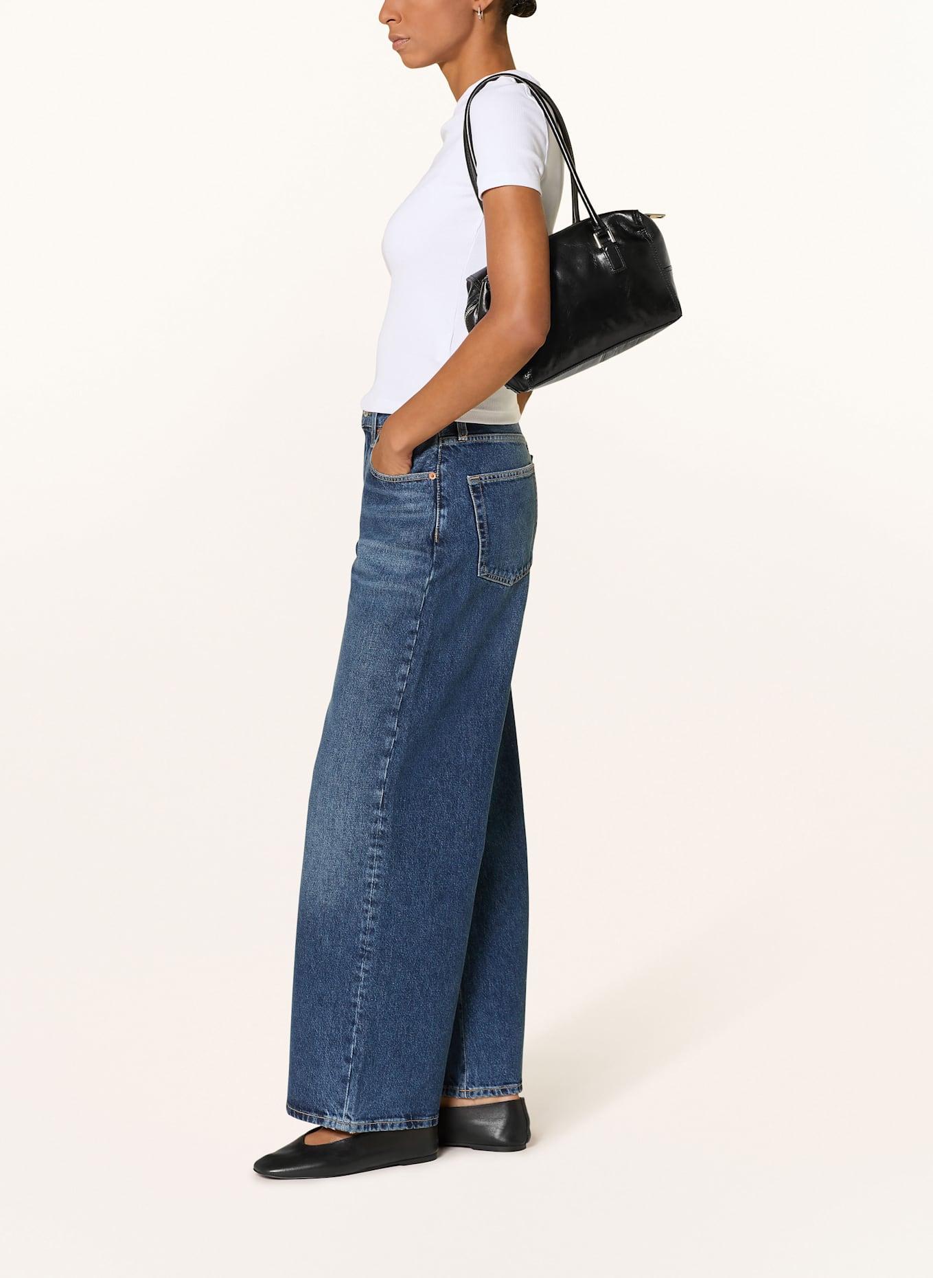 Calvin Klein Jeans Wide leg jeans: VSM TINTED HORSESHOE