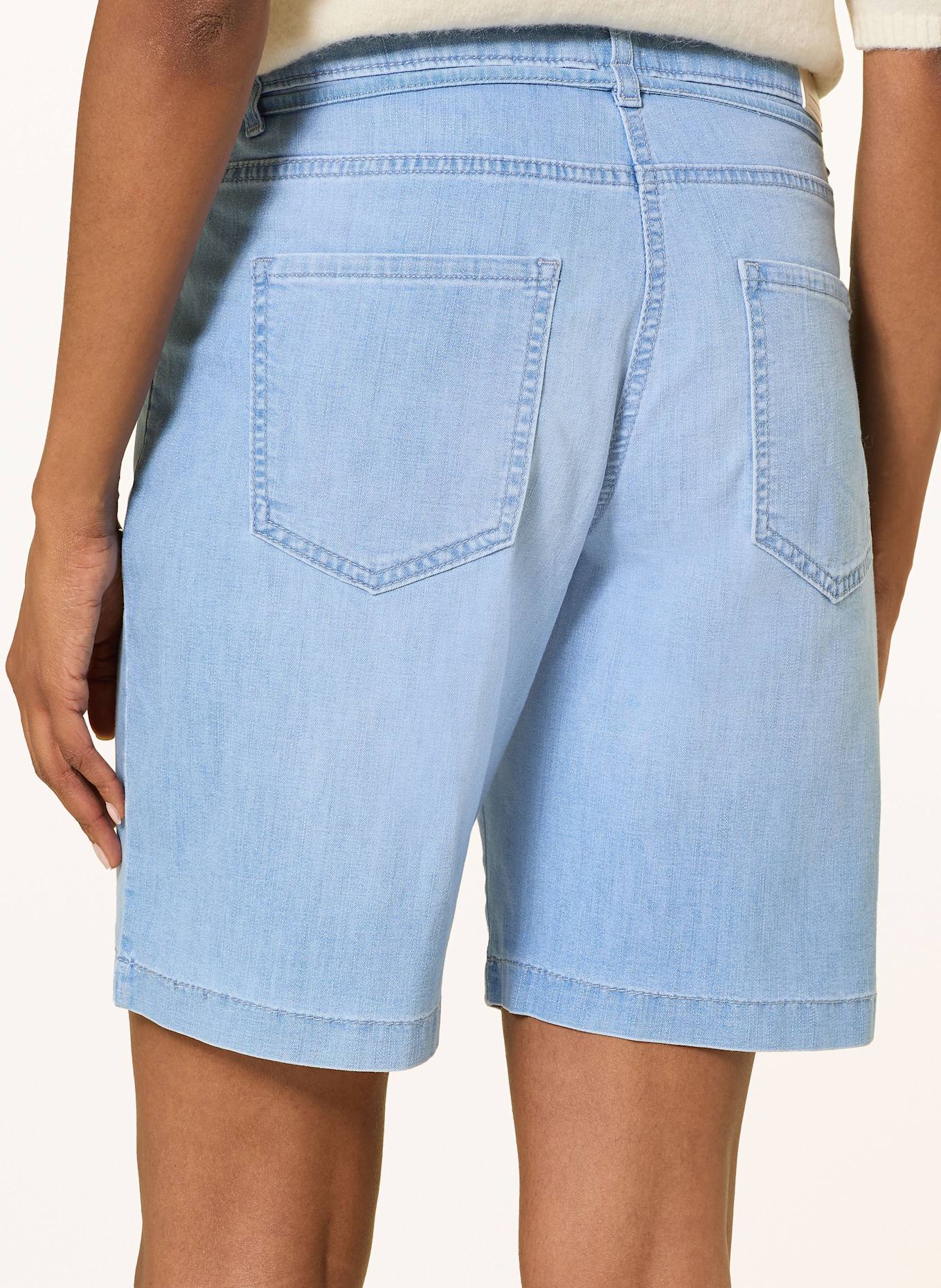 BRAX MAINE B denim shorts: 29 For Religion Tunic Dress In Animal Print With Pockets