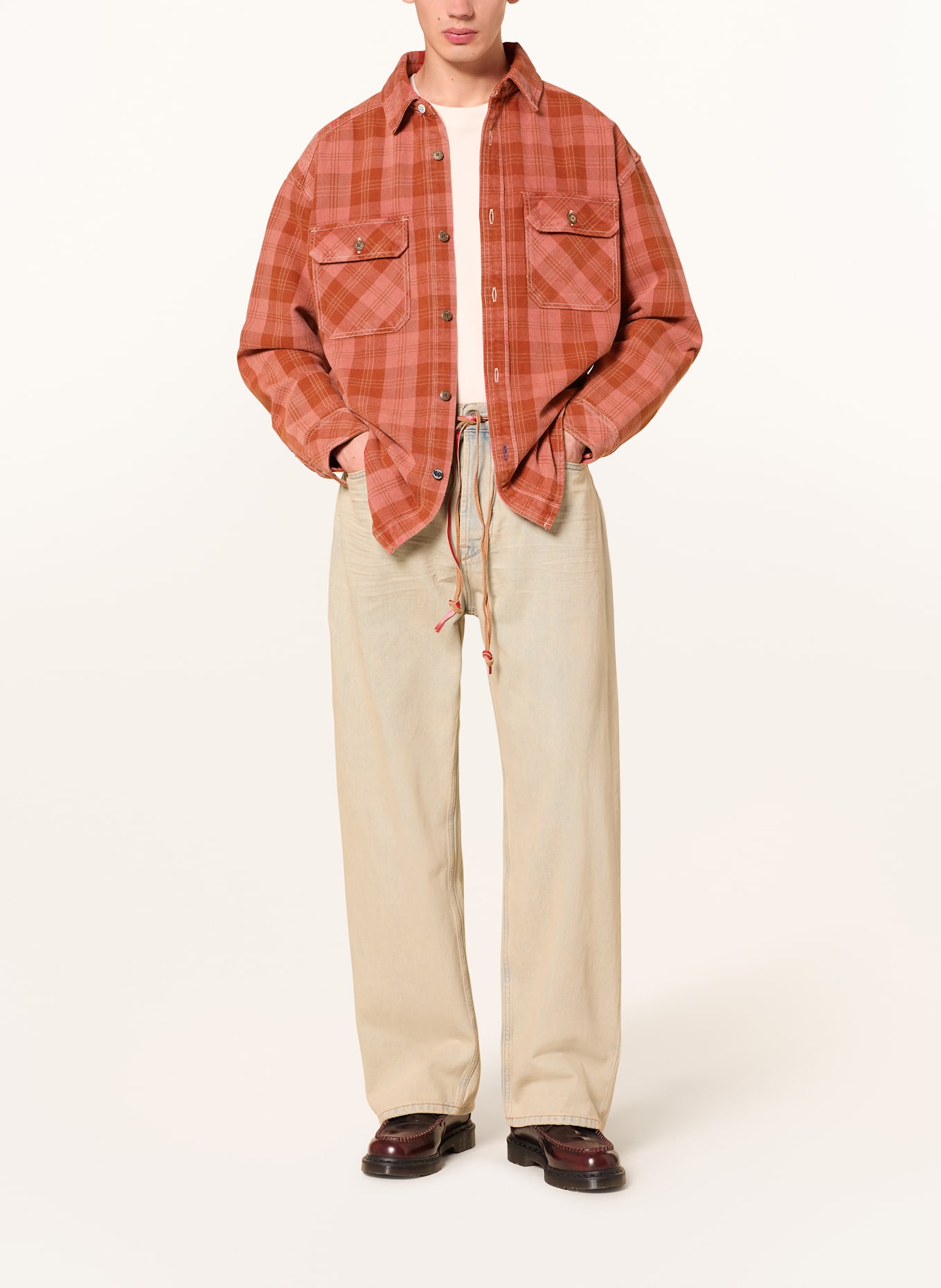 SCOTCH & SODA Overshirt: ROT / HELLROT