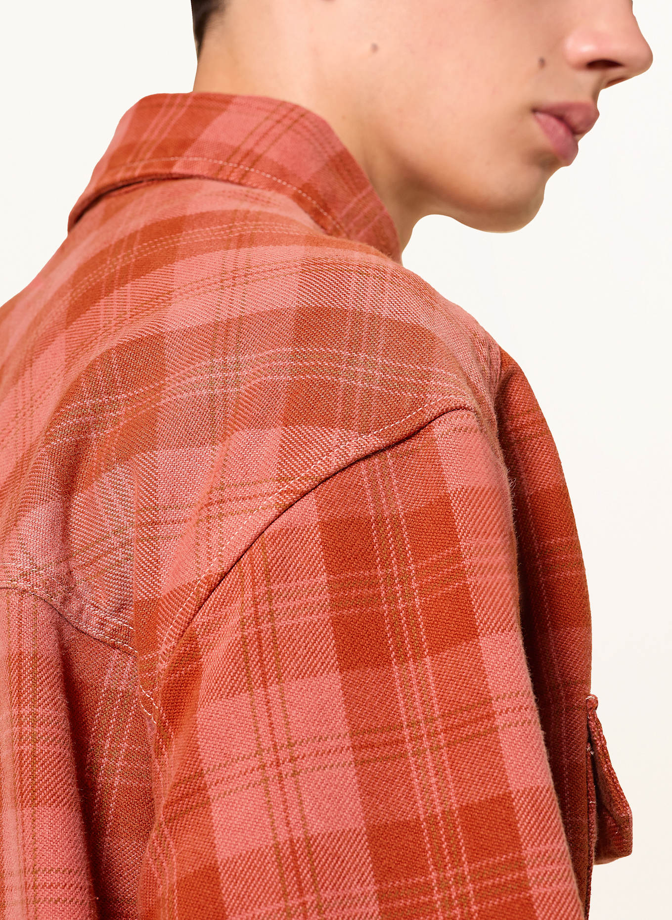 SCOTCH & SODA Overshirt: ROT / HELLROT