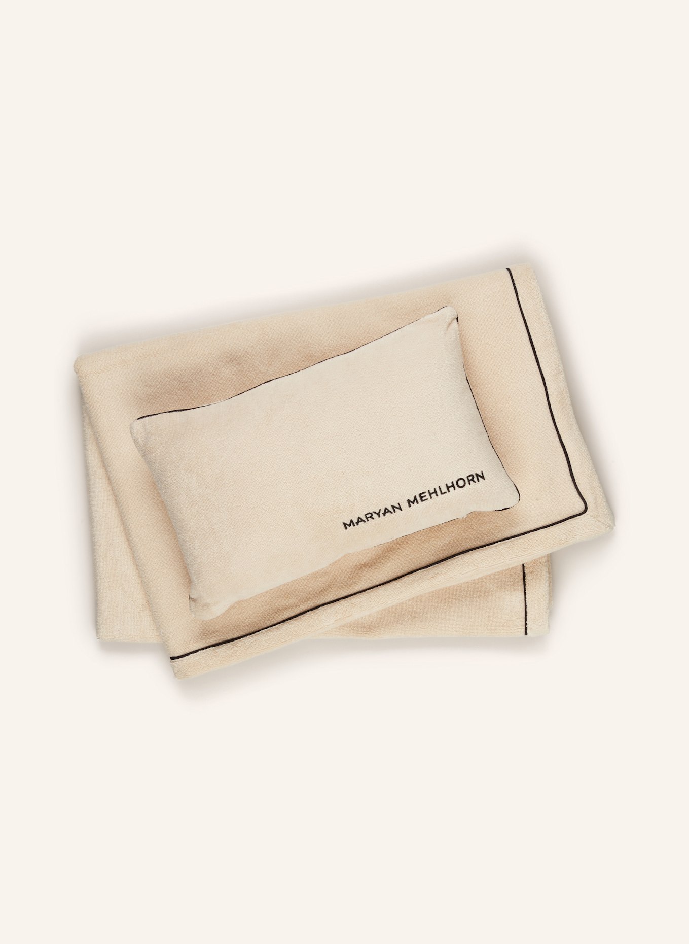 MARYAN MEHLHORN Ręcznik plażowy STRATUM: KREMOWY
