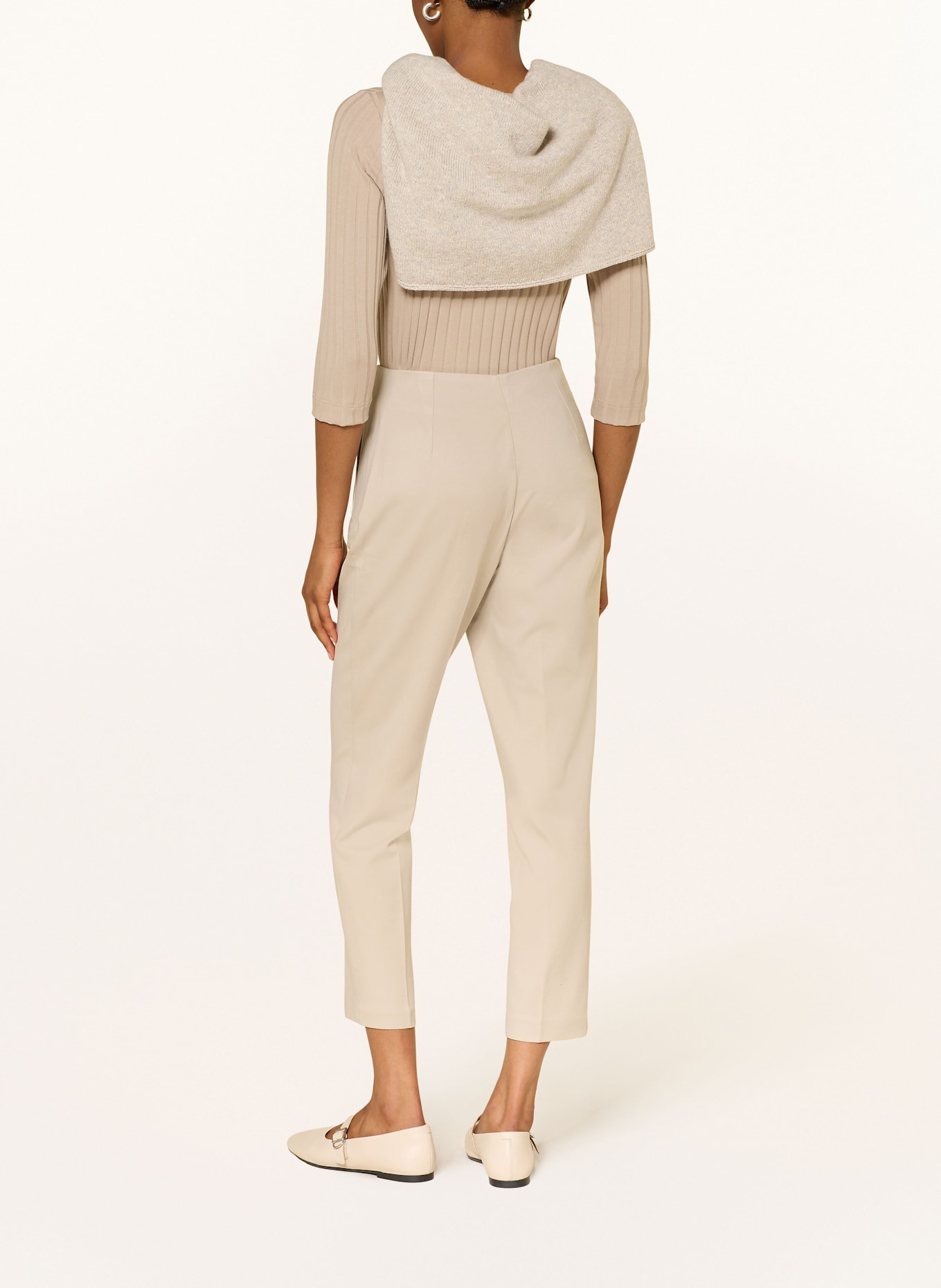 Calvin Klein 7/8-Hose aus Jersey: HELLBRAUN