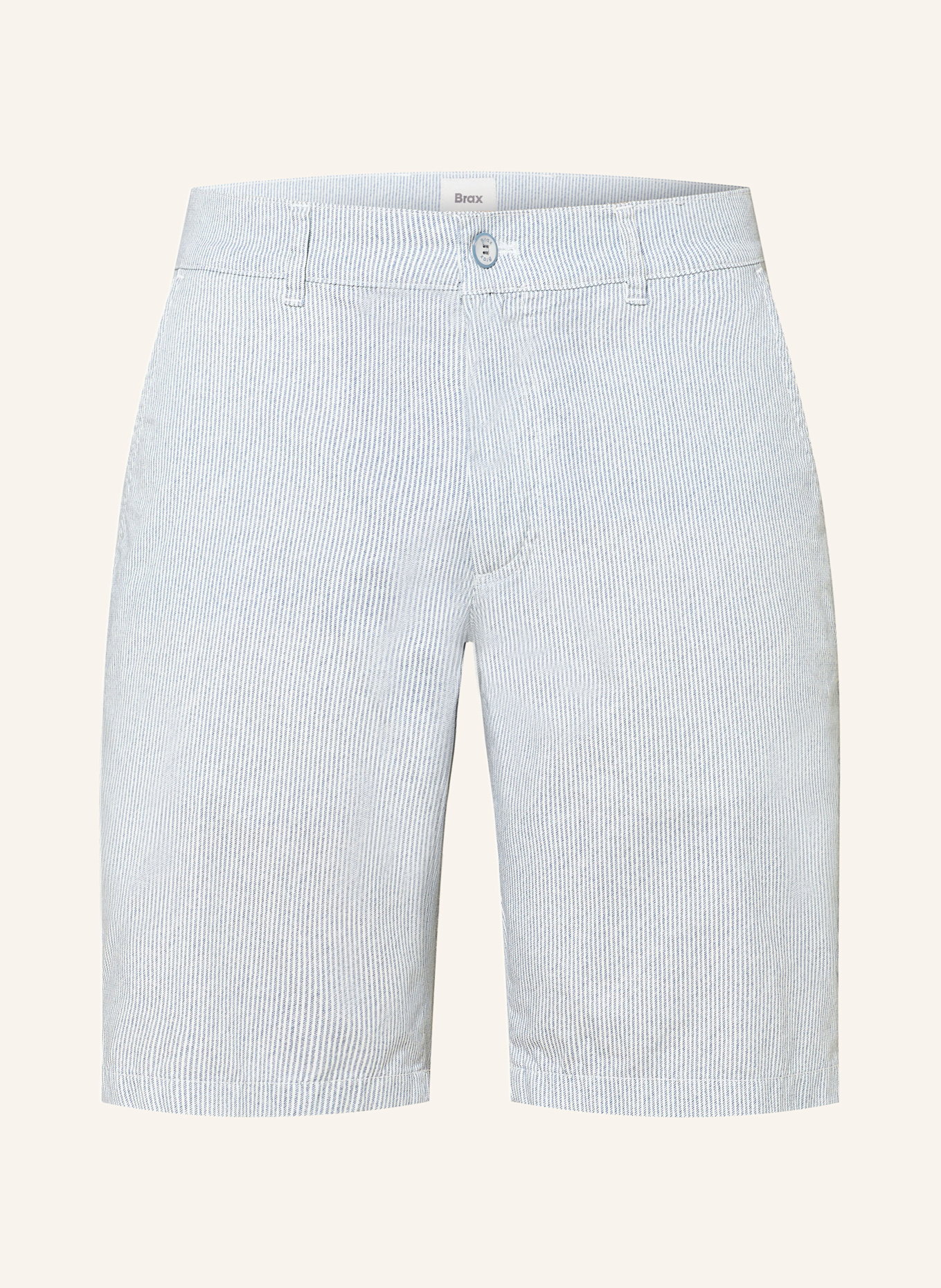 BRAX Chino shorts BOZEN Regular Fit: WHITE/ BLUE