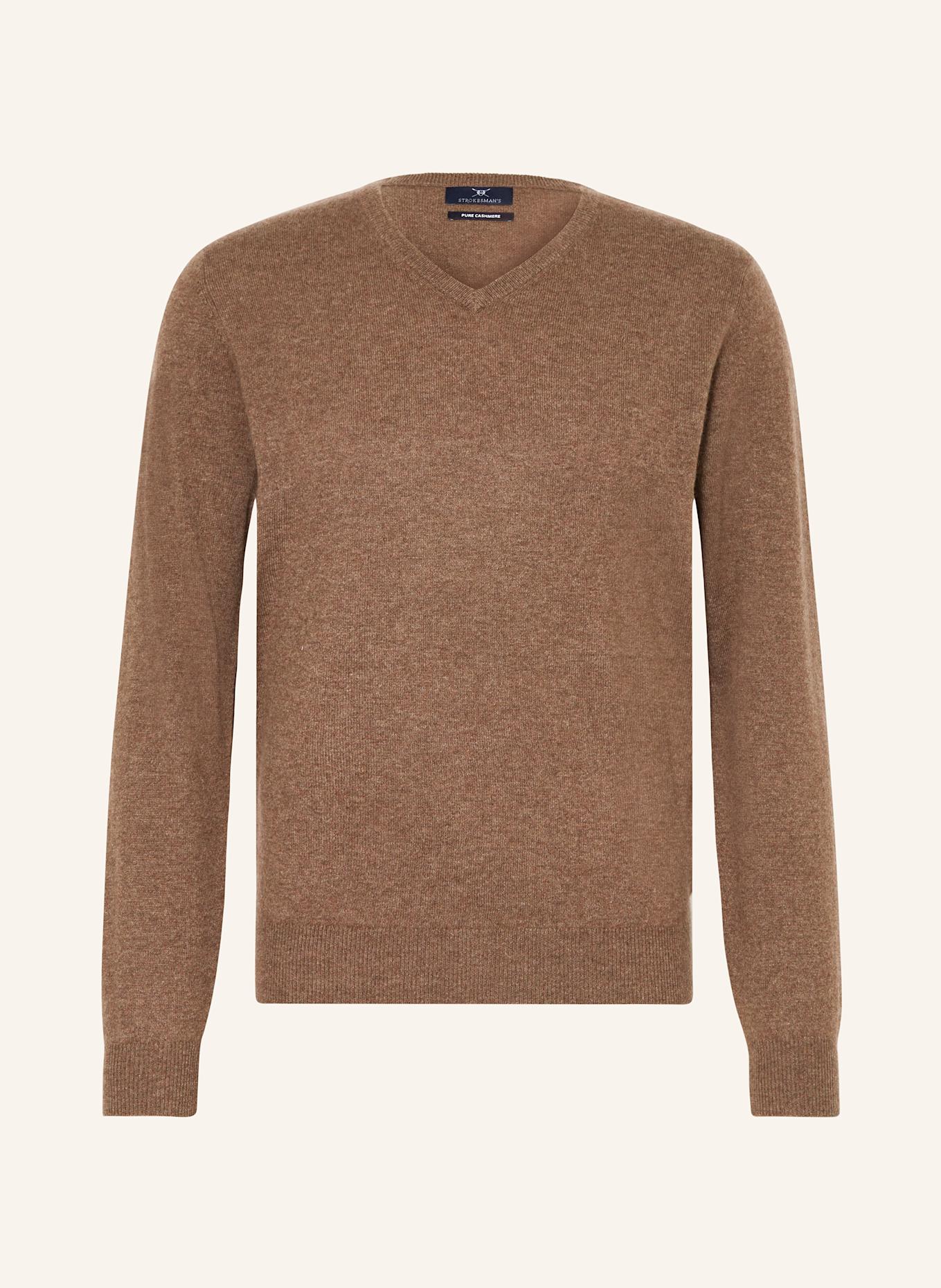 STROKESMAN'S Cashmere-Pullover: TAUPE