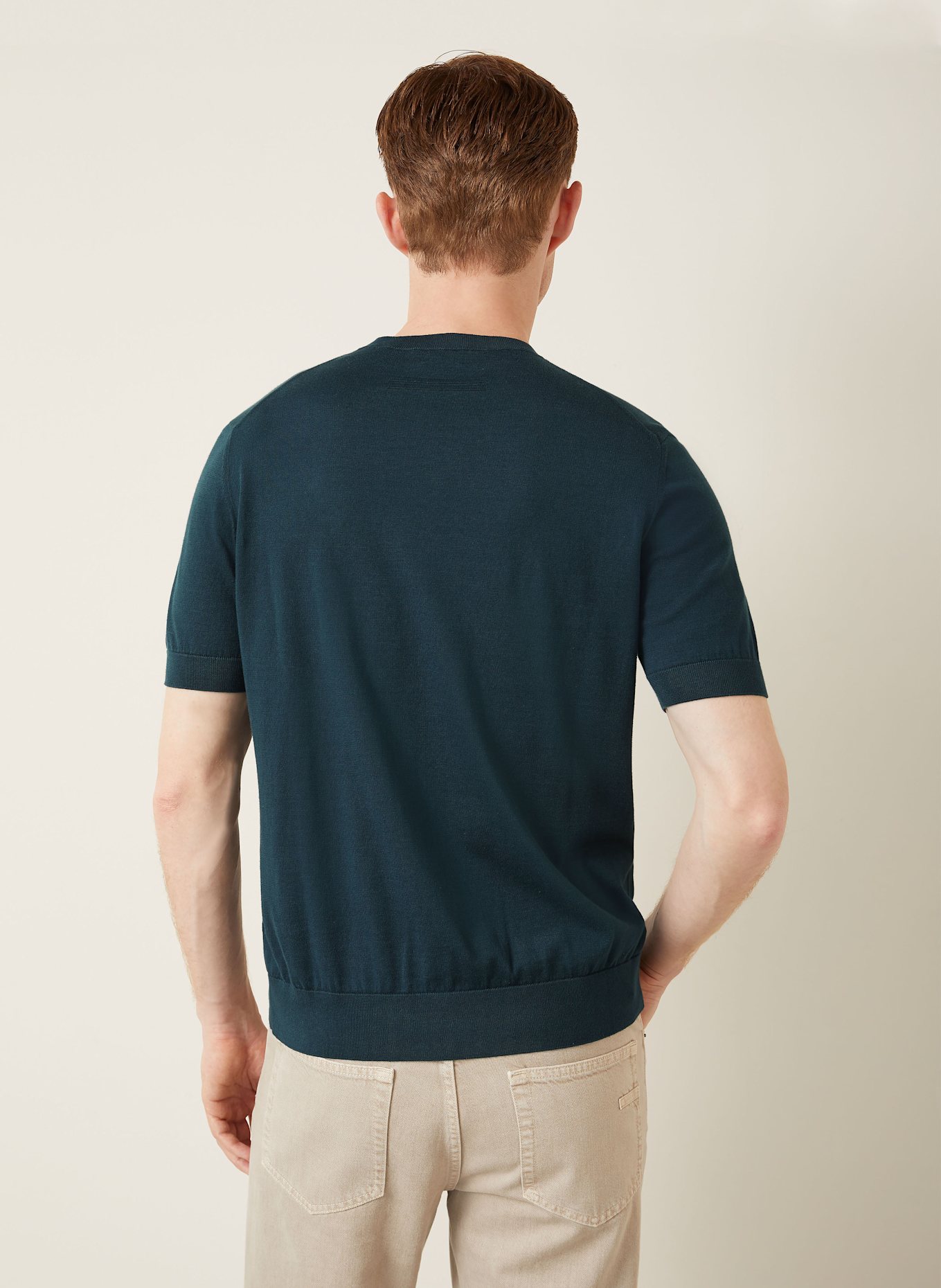 ZEGNA Strickshirt: PETROL