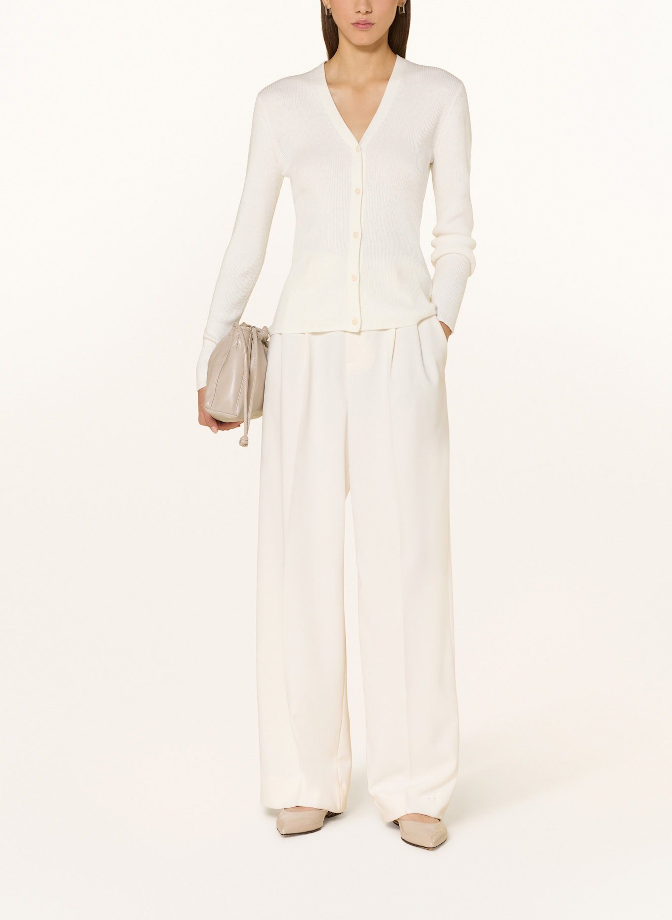 TIGER OF SWEDEN Strickjacke GIANE: WEISS