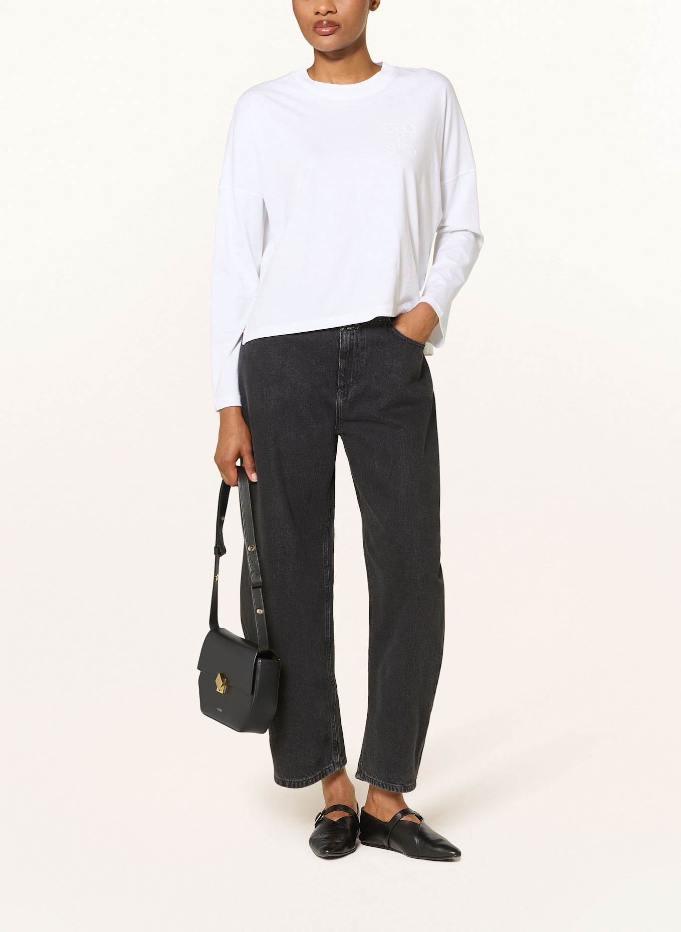 CLOSED Barrel Jeans JAZZIE: DGY DARK GREY