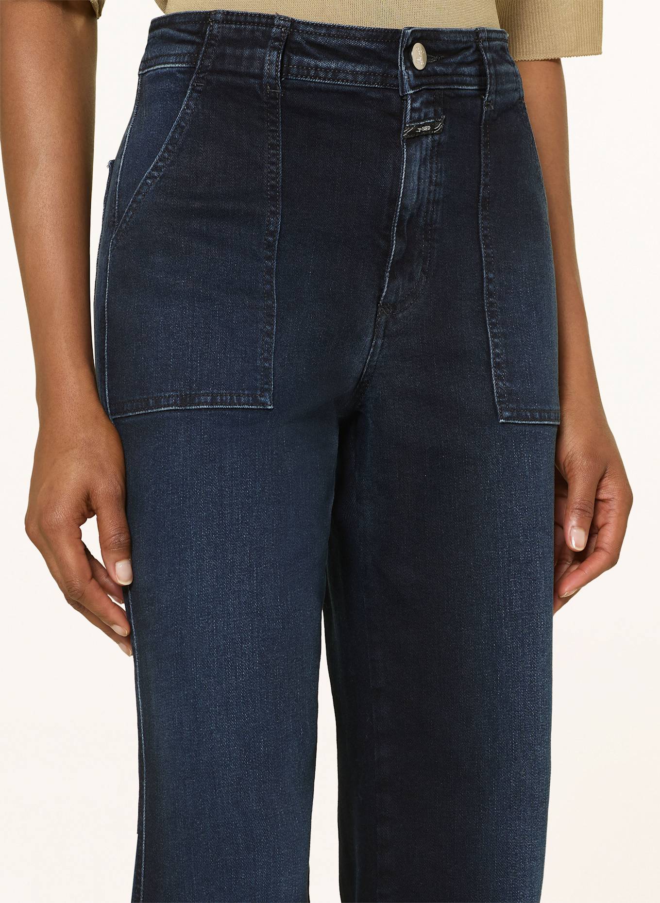 CLOSED Jeansy flare ARIA: BLB BLUE/BLACK