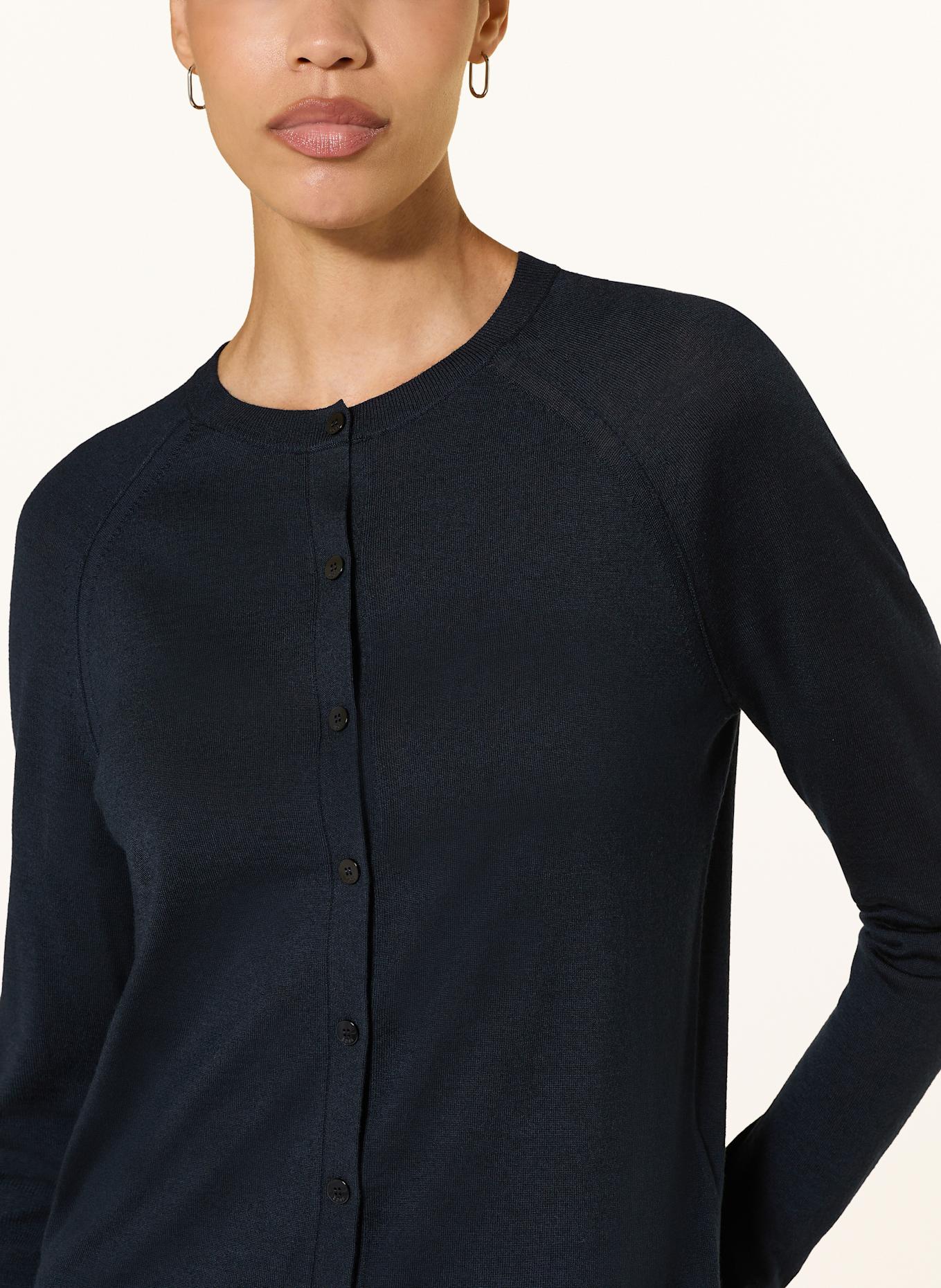 BOSS Strickjacke FONAMI: DUNKELBLAU