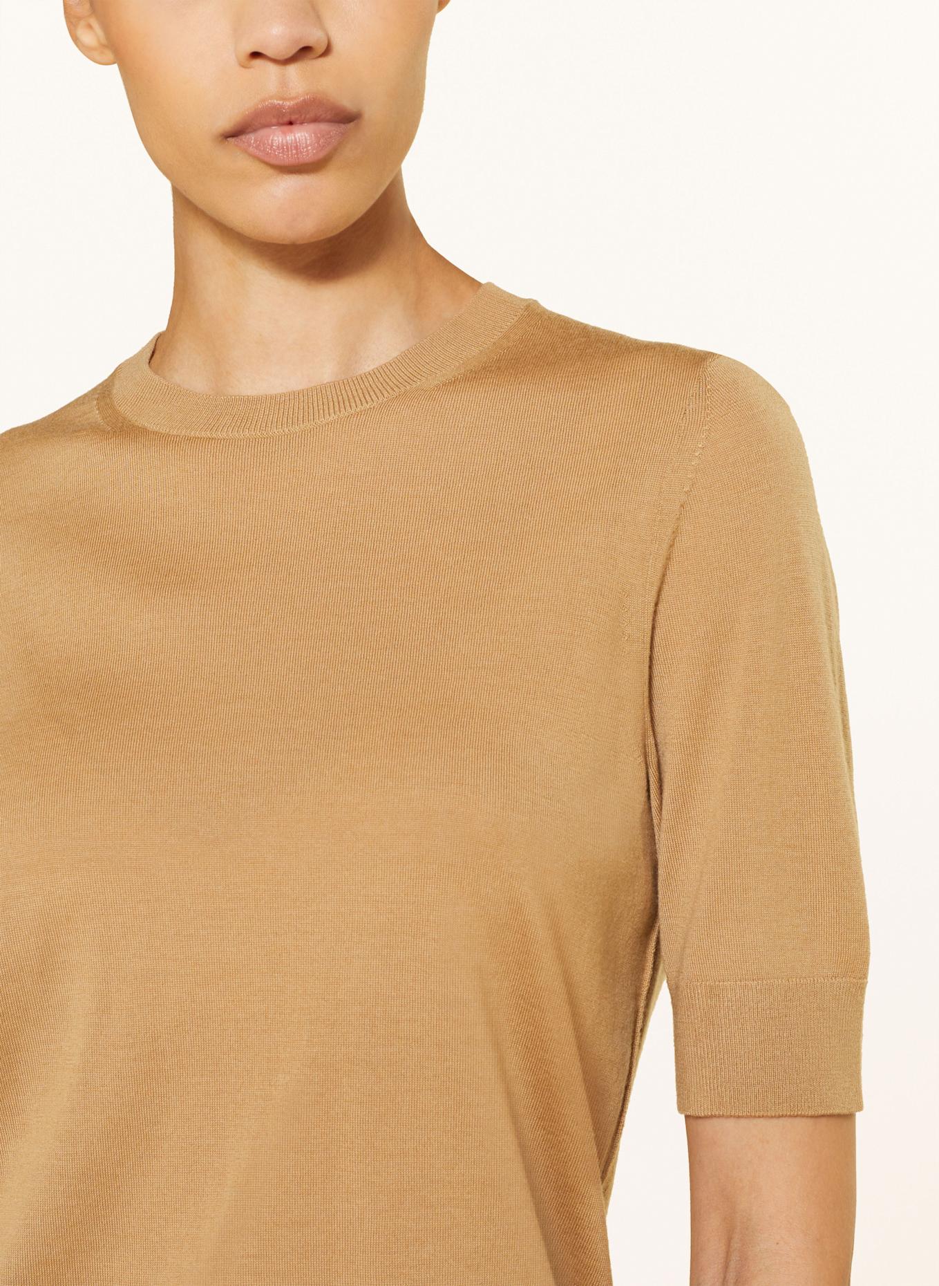 BOSS Strickshirt FARBELLA: BEIGE