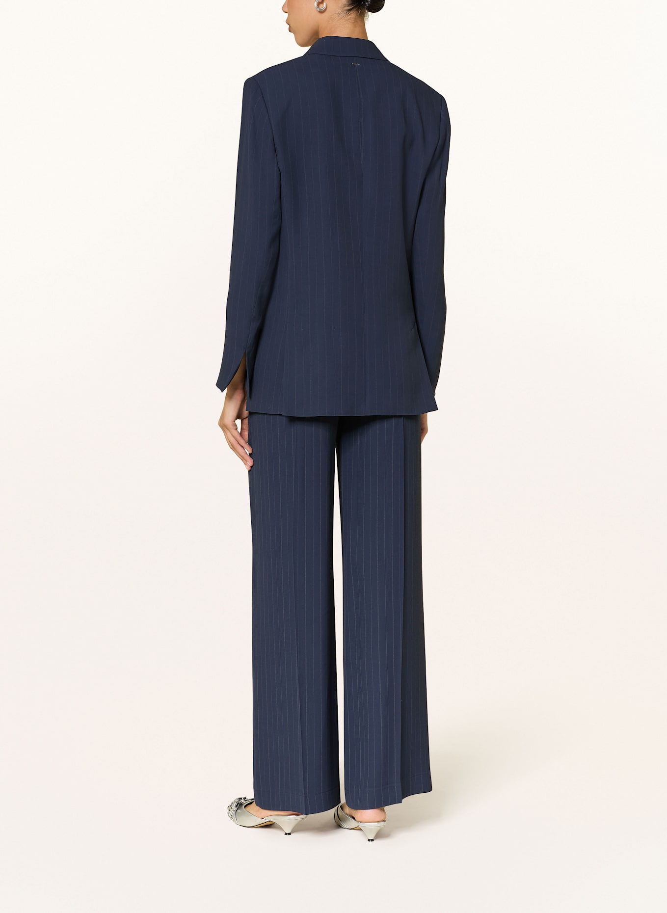 BOSS Marlenehose TIANA4: DUNKELBLAU
