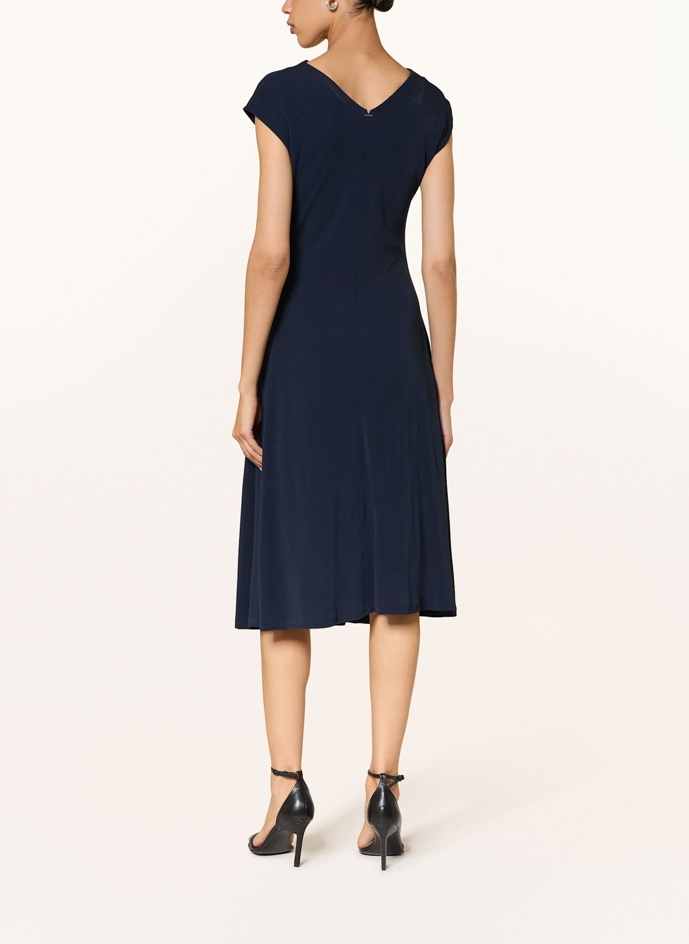 BOSS Jerseykleid ELAMI: DUNKELBLAU