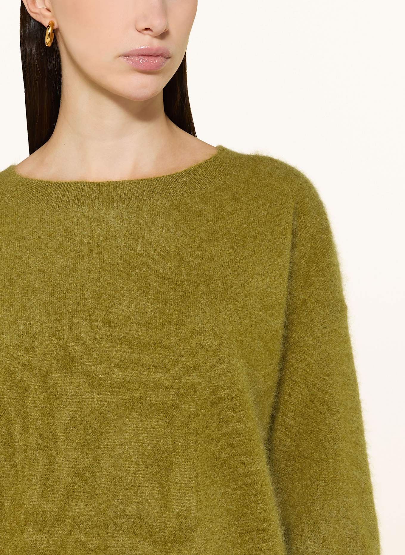 lilienfels Strickshirt aus Cashmere: GRÜN