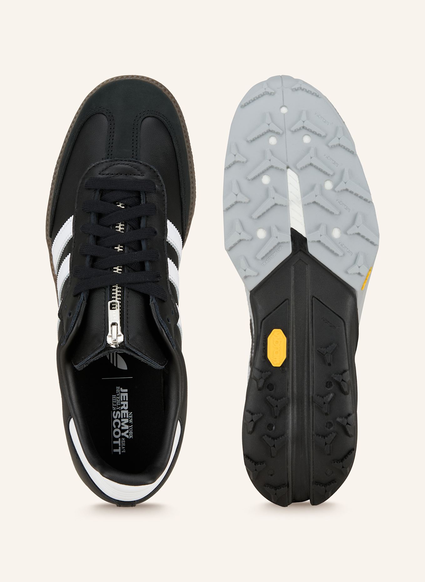 adidas Originals Sneaker ADIDAS X JEREMY SCOTT PRIDE SAMBA OG: SCHWARZ/ WEISS