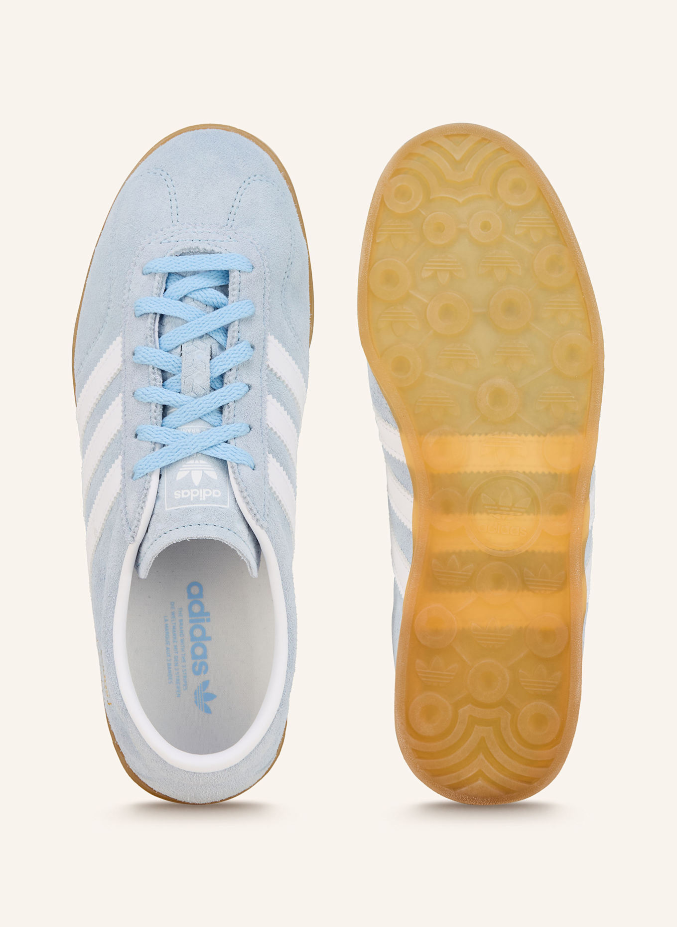 adidas Originals Sneaker GAZELLE LO PRO: HELLBLAU/ WEISS