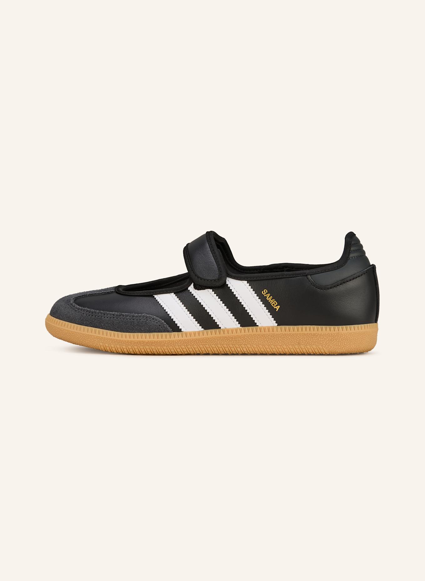 adidas Originals Mary-Jane-Ballerinas SAMBA OG: SCHWARZ