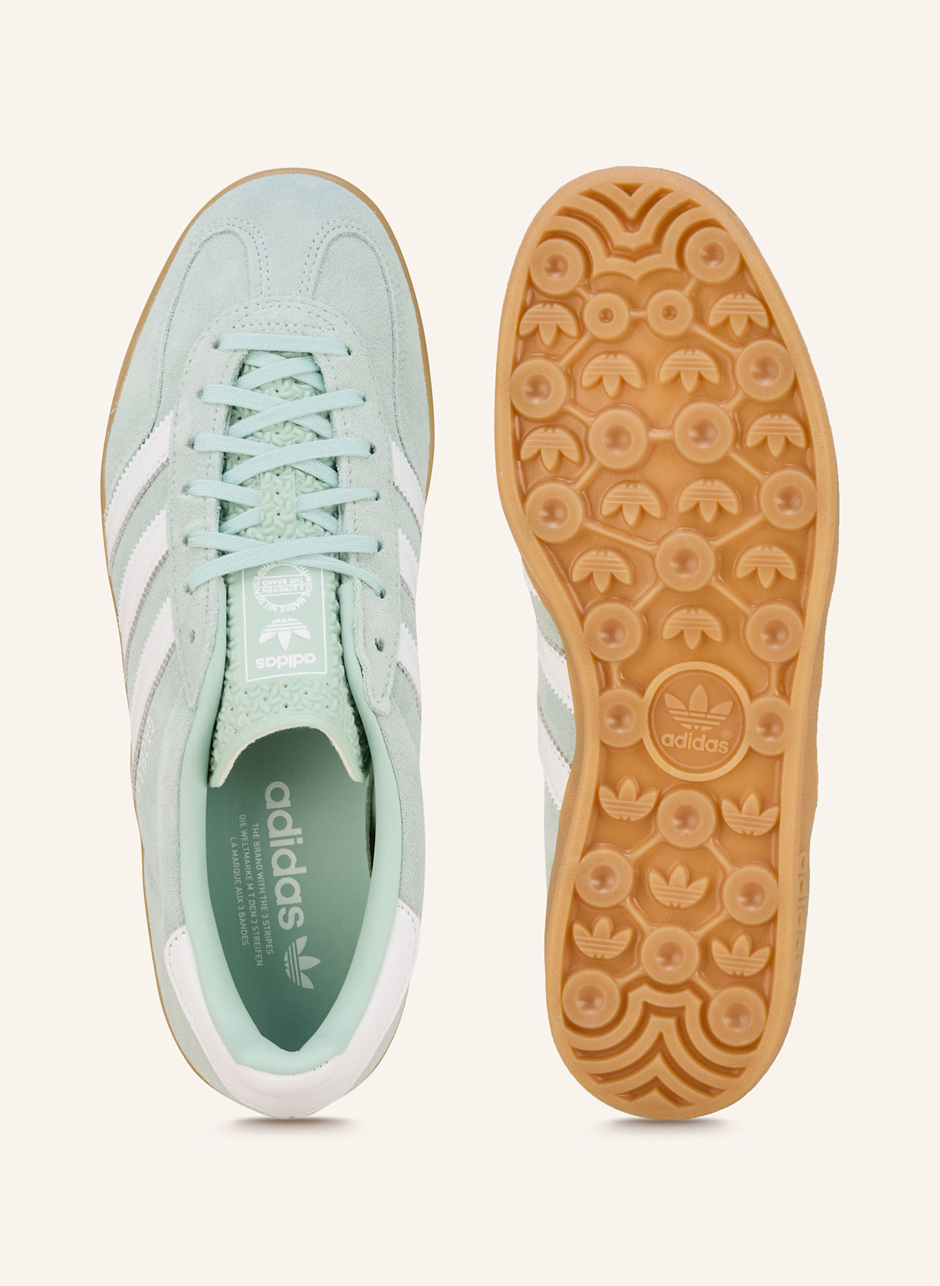 adidas Originals Sneaker GAZELLE INDOOR: MINT/ WEISS