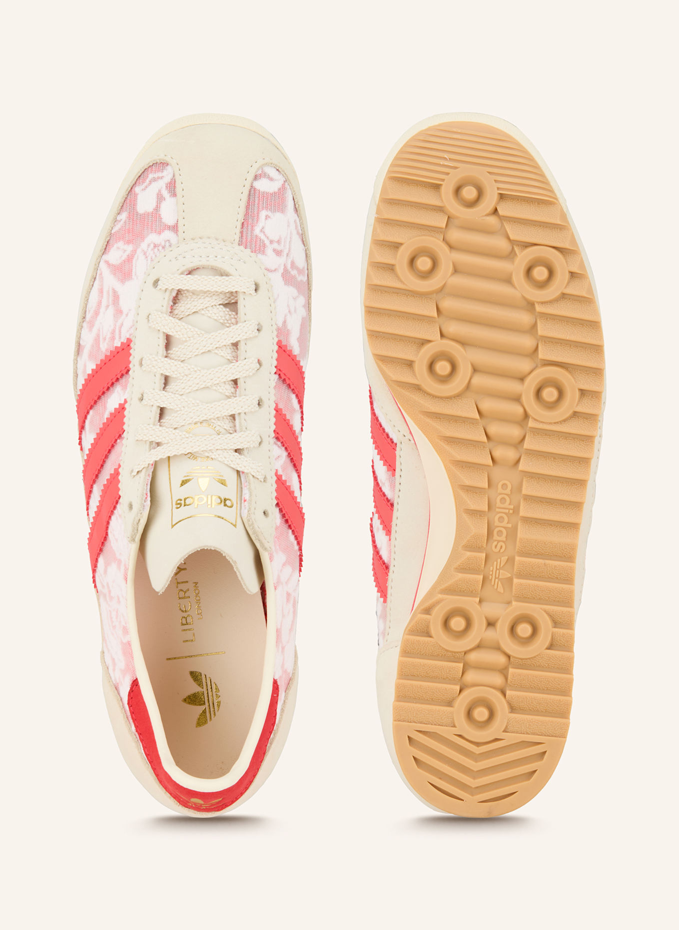 adidas Originals Sneaker SL 72 OG X LIBERTY LONDON: CREME/ ROT