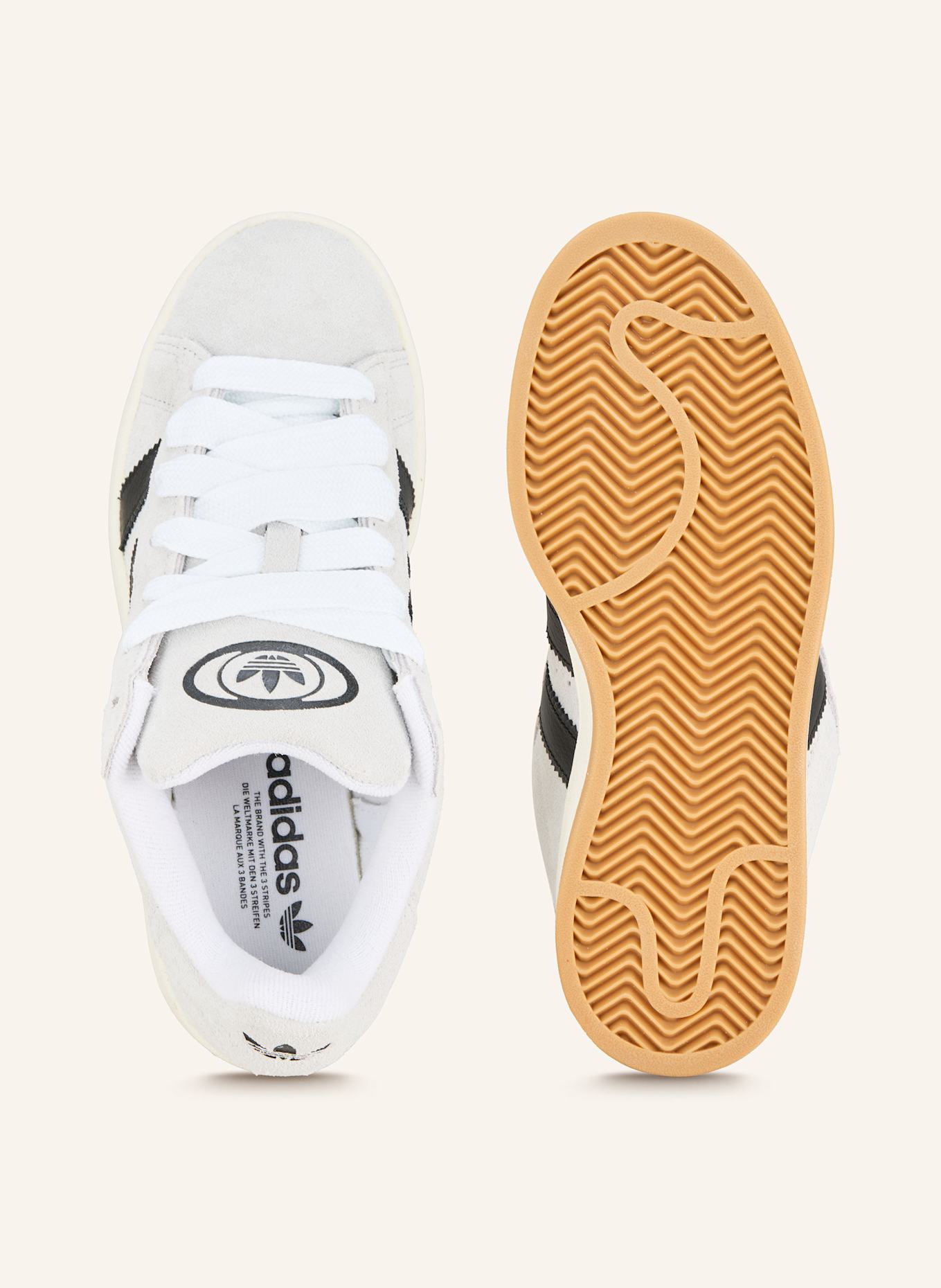 adidas Originals Sneaker CAMPUS 00S: HELLGRAU/ SCHWARZ