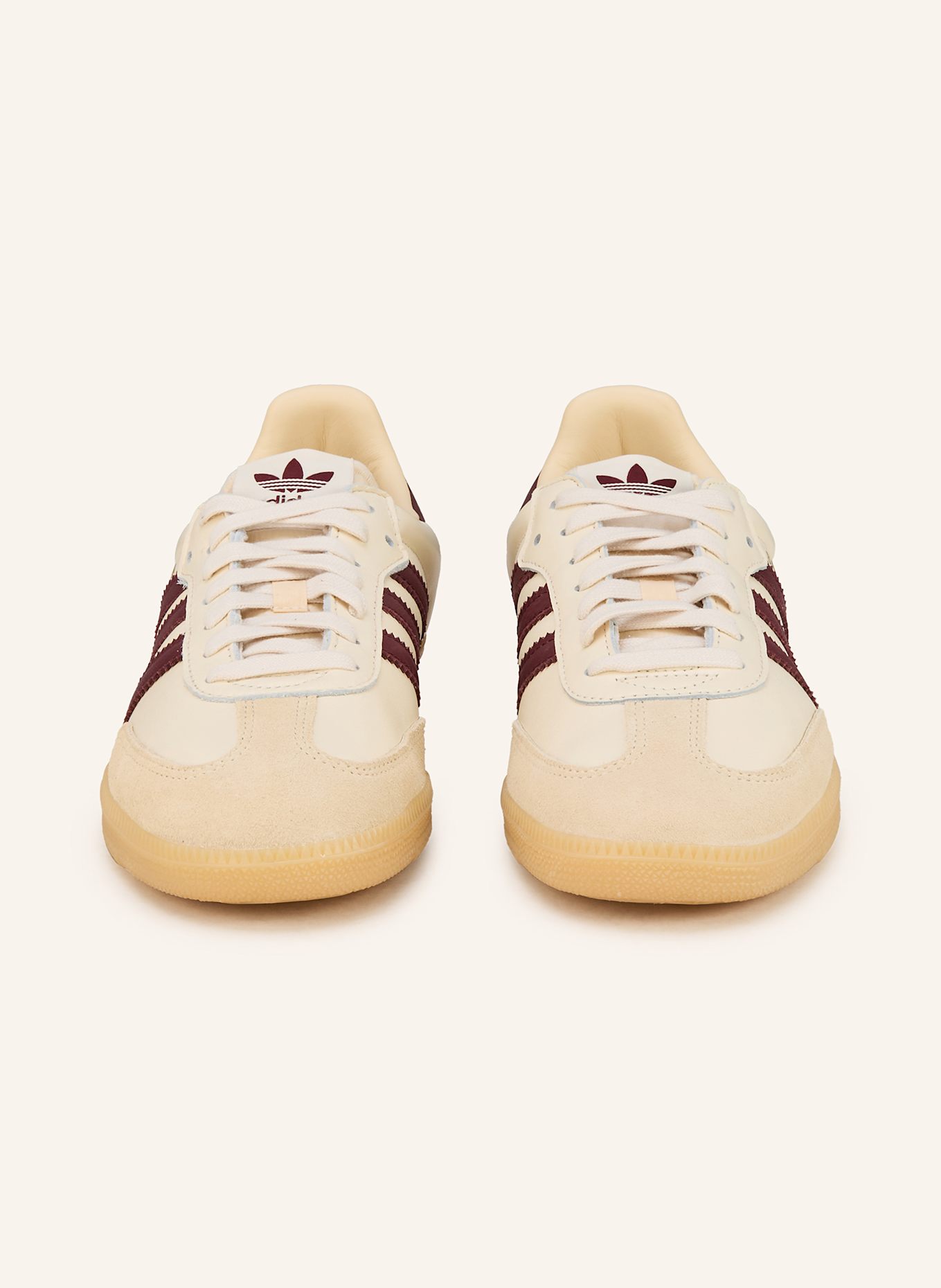adidas Originals Sneaker SAMBA OG: ECRU/ DUNKELROT