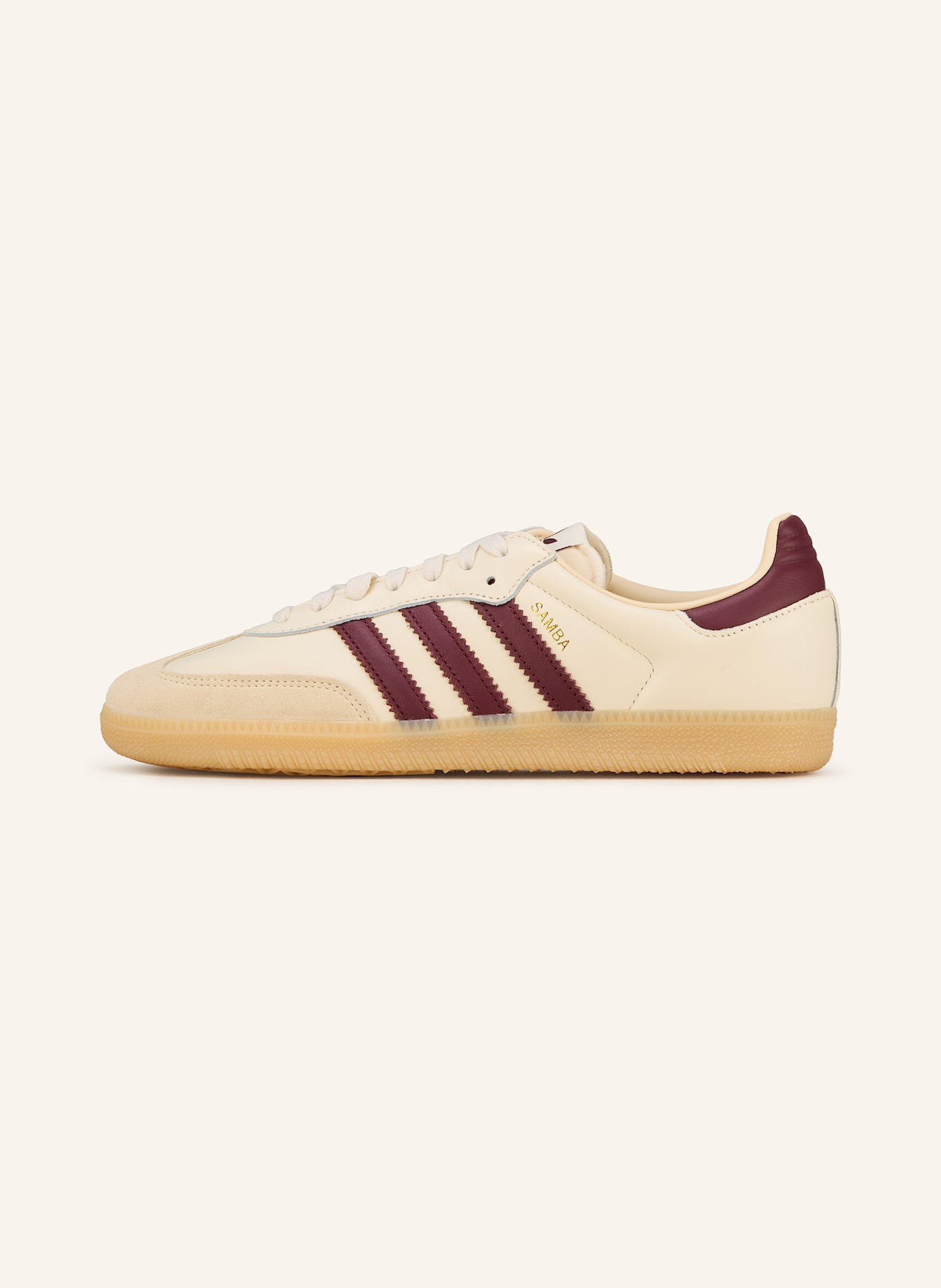 adidas Originals Sneaker SAMBA OG: ECRU/ DUNKELROT