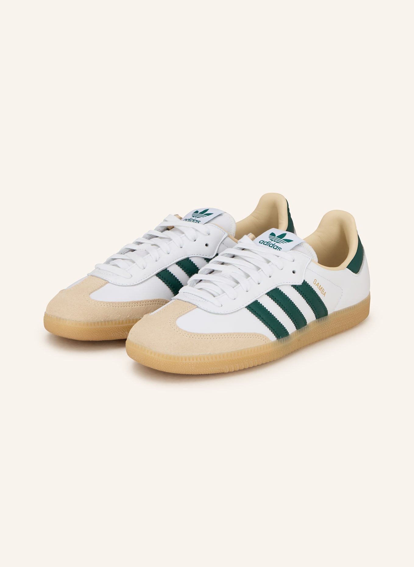 adidas Originals Sneakersy SAMBA OG: BIAŁY/ PETROL