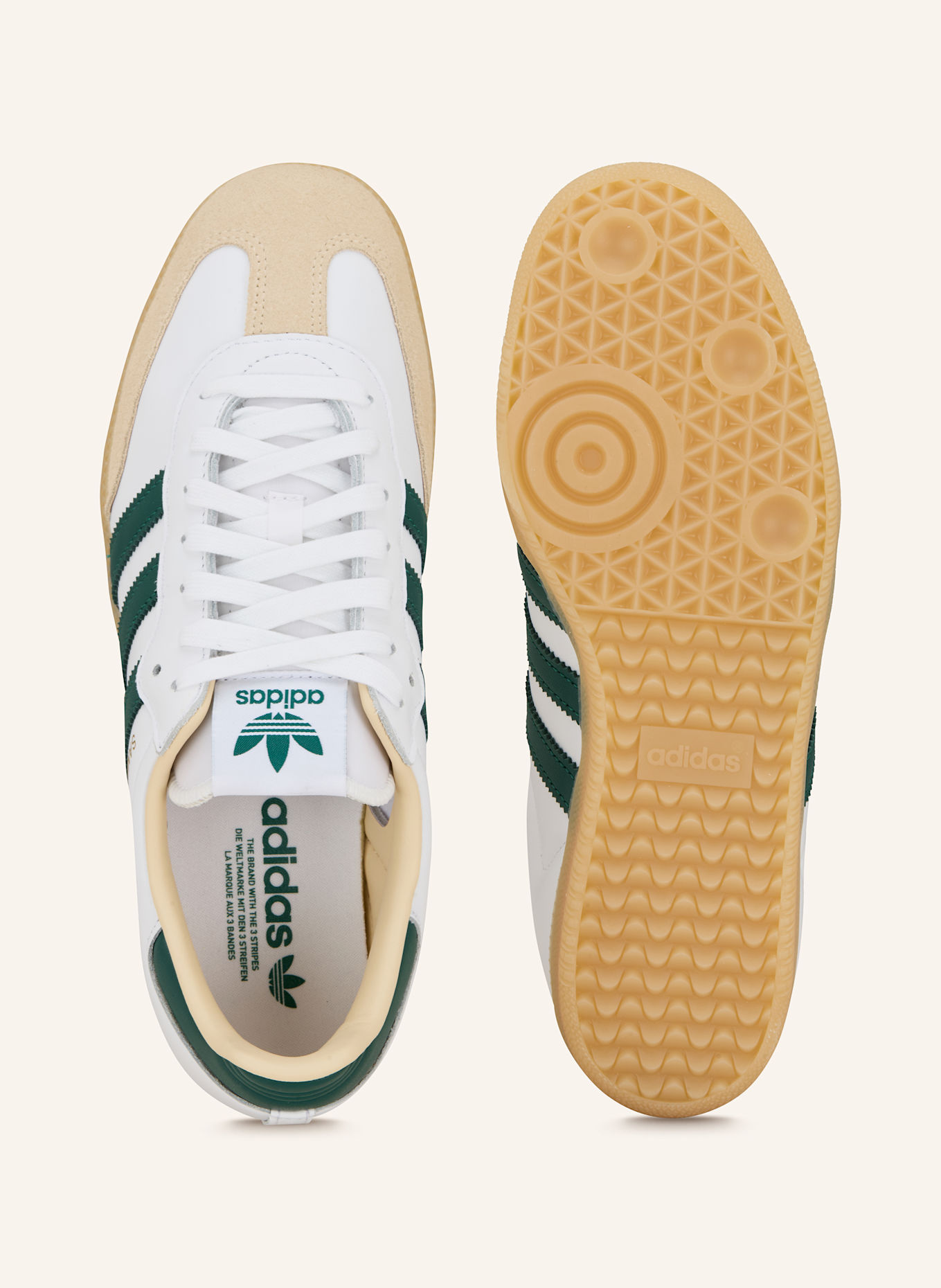 adidas Originals Sneakersy SAMBA OG: BIAŁY/ PETROL