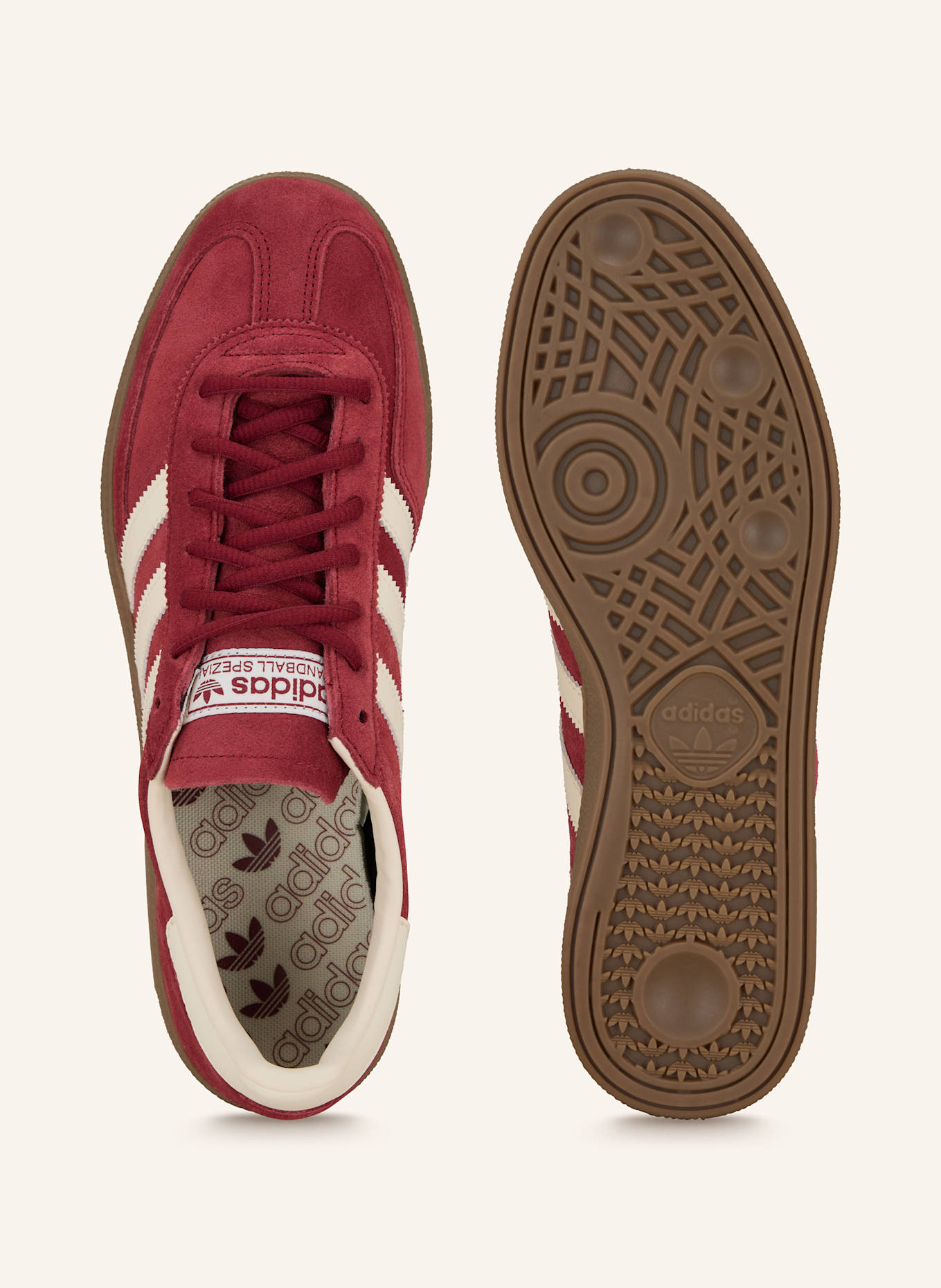 adidas Originals Sneaker HANDBALL SPEZIAL: DUNKELROT/ WEISS