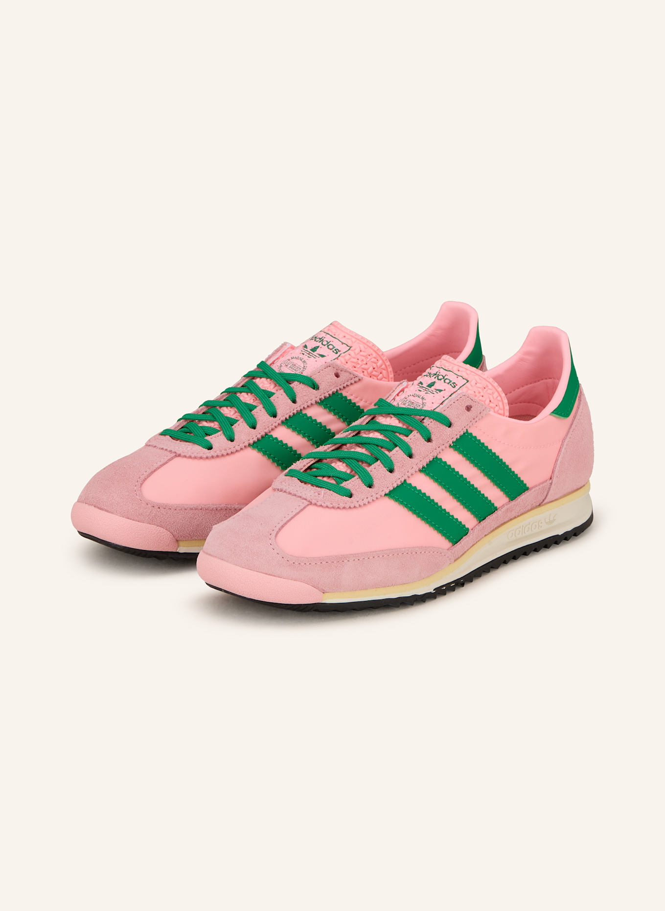 adidas Originals Sneaker SL 72 OG: ROSA/ GRÜN